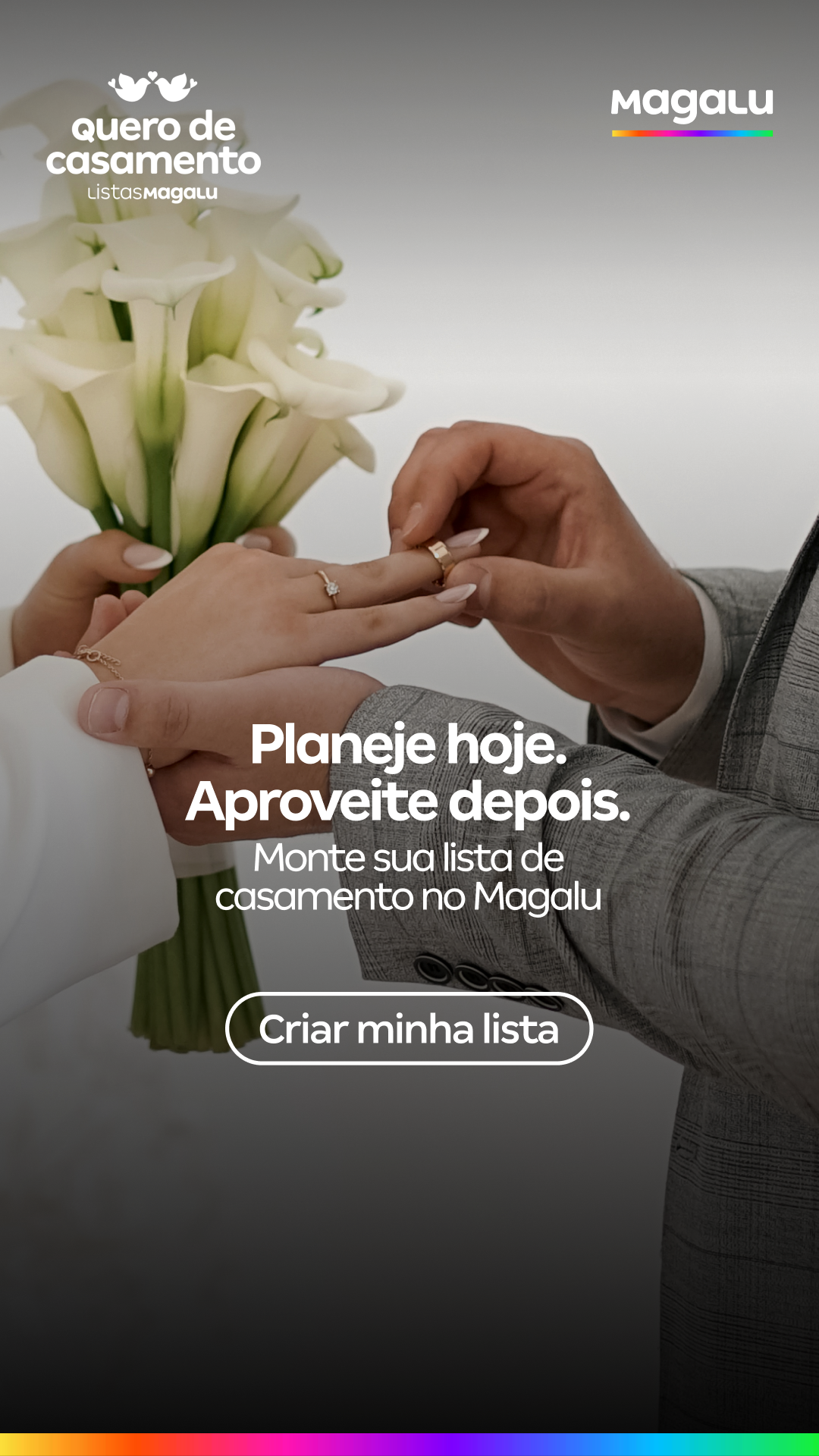 Quero de Casamento Magalu Facebook ad