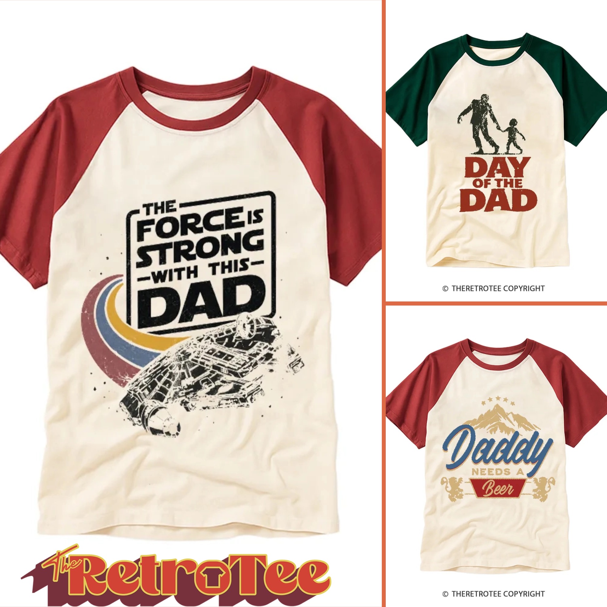 The RetroTee Facebook ad: Dad’s Old Favorites, Father’s Day Sale