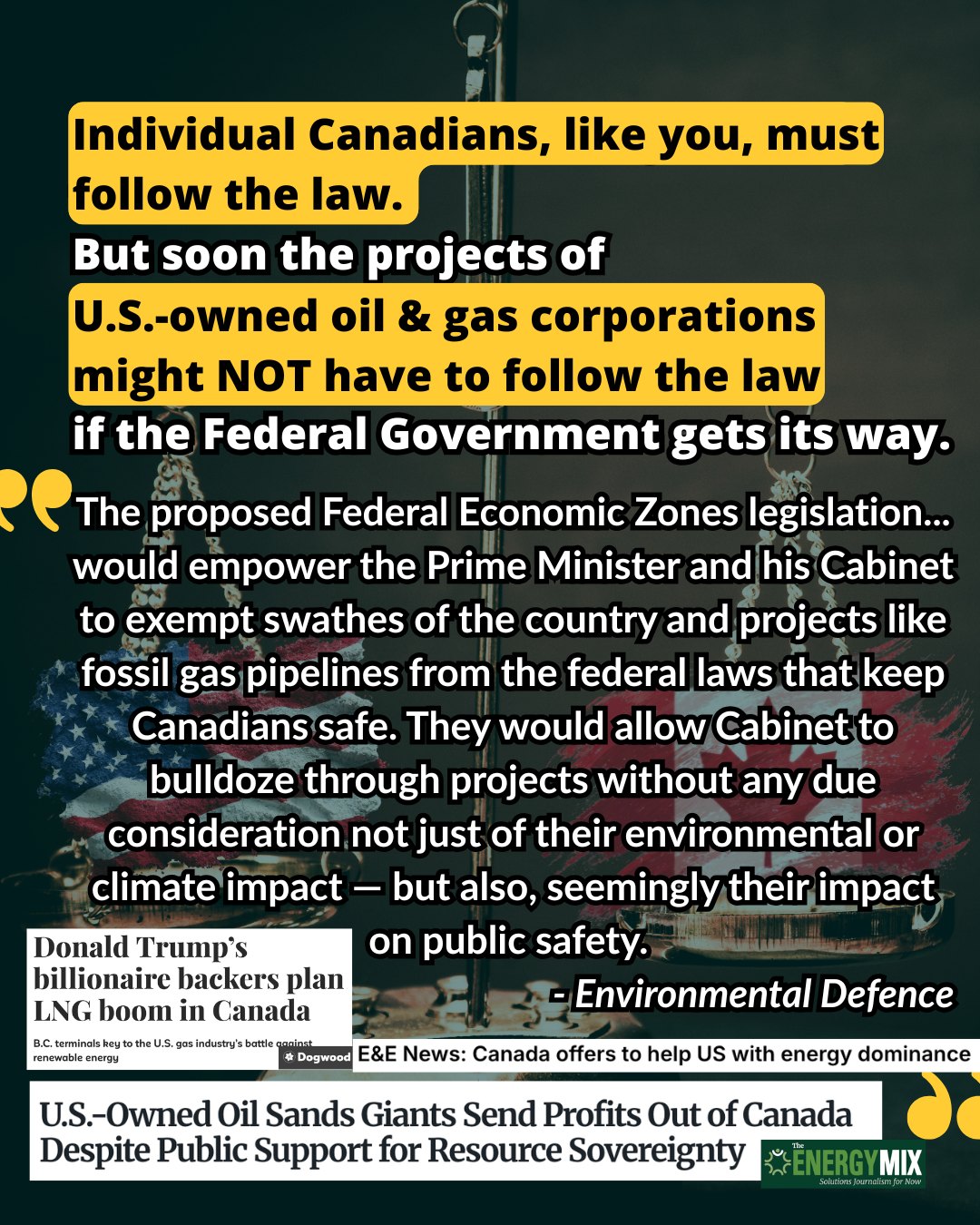 Sierra Club Canada Foundation Facebook ad