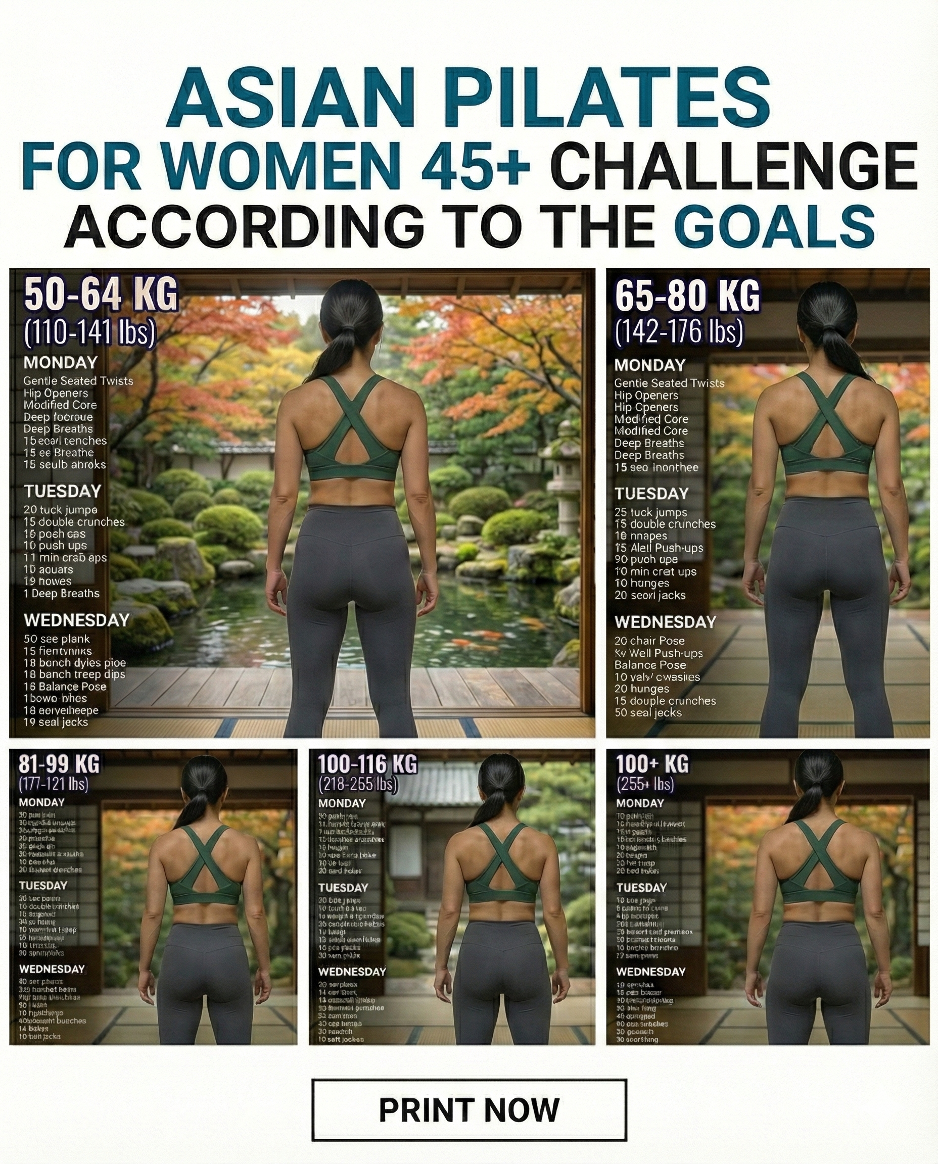 Secrets of Asian Pilates Facebook ad