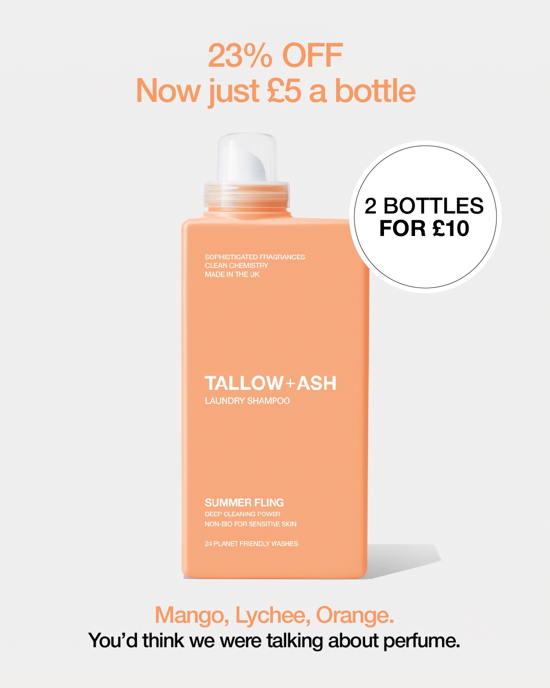 Tallow + Ash Facebook ad
