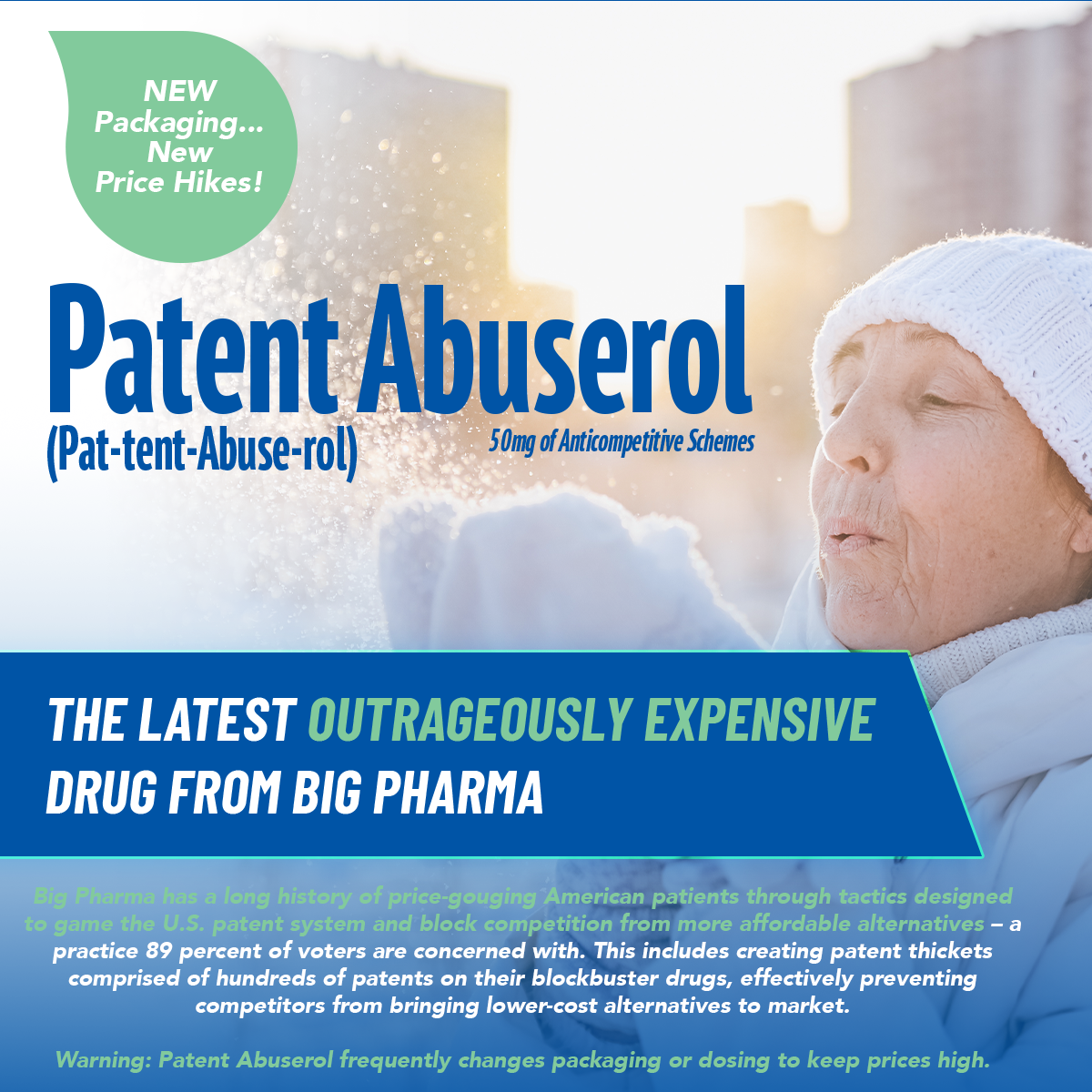 Campaign for Sustainable Rx Pricing Facebook ad