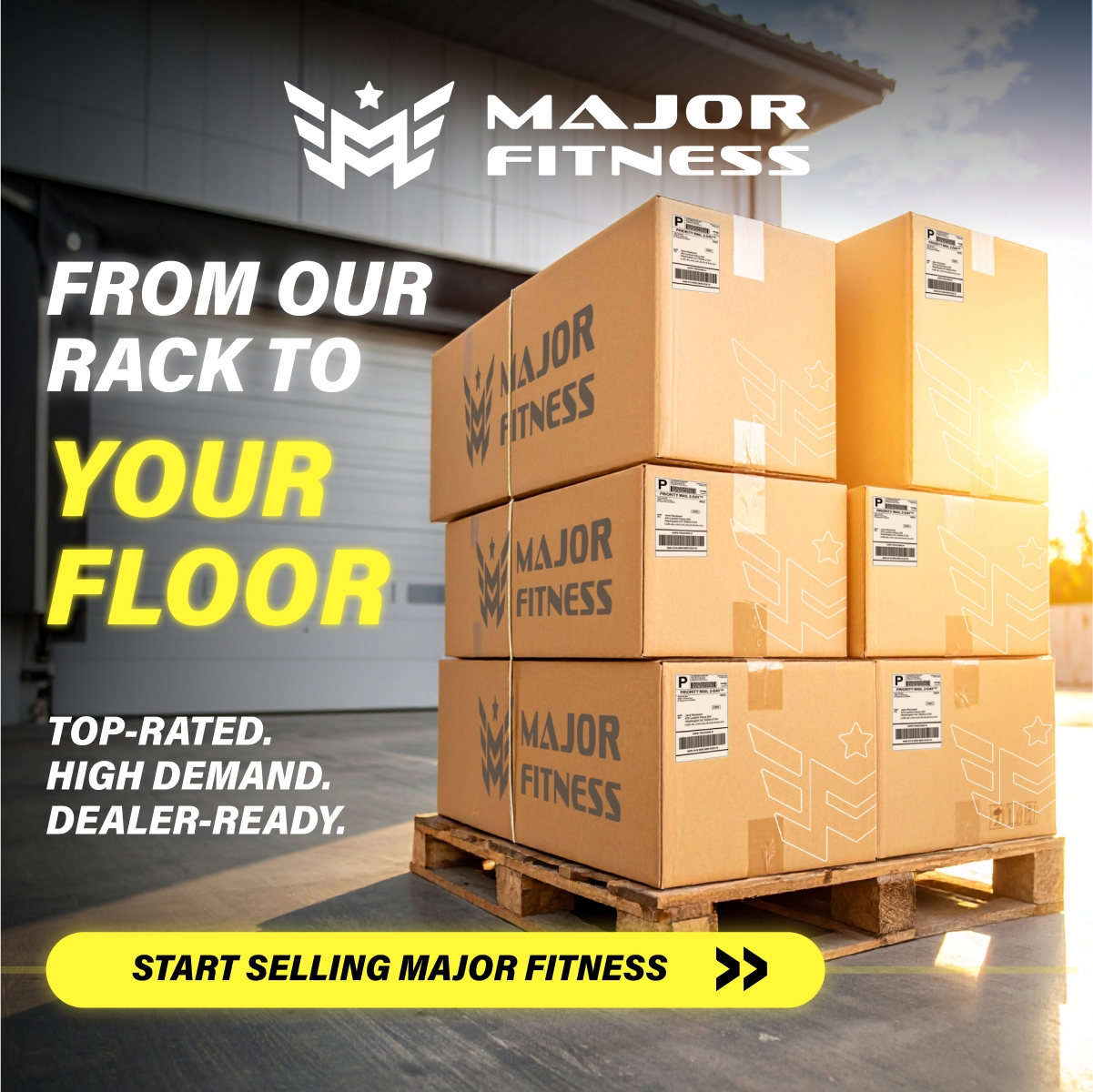 Major Fitness Facebook ad
