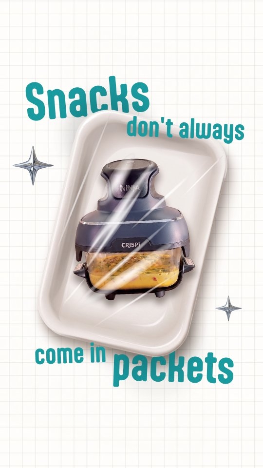 Ninja Kitchen India Facebook ad: Some households have snacks.