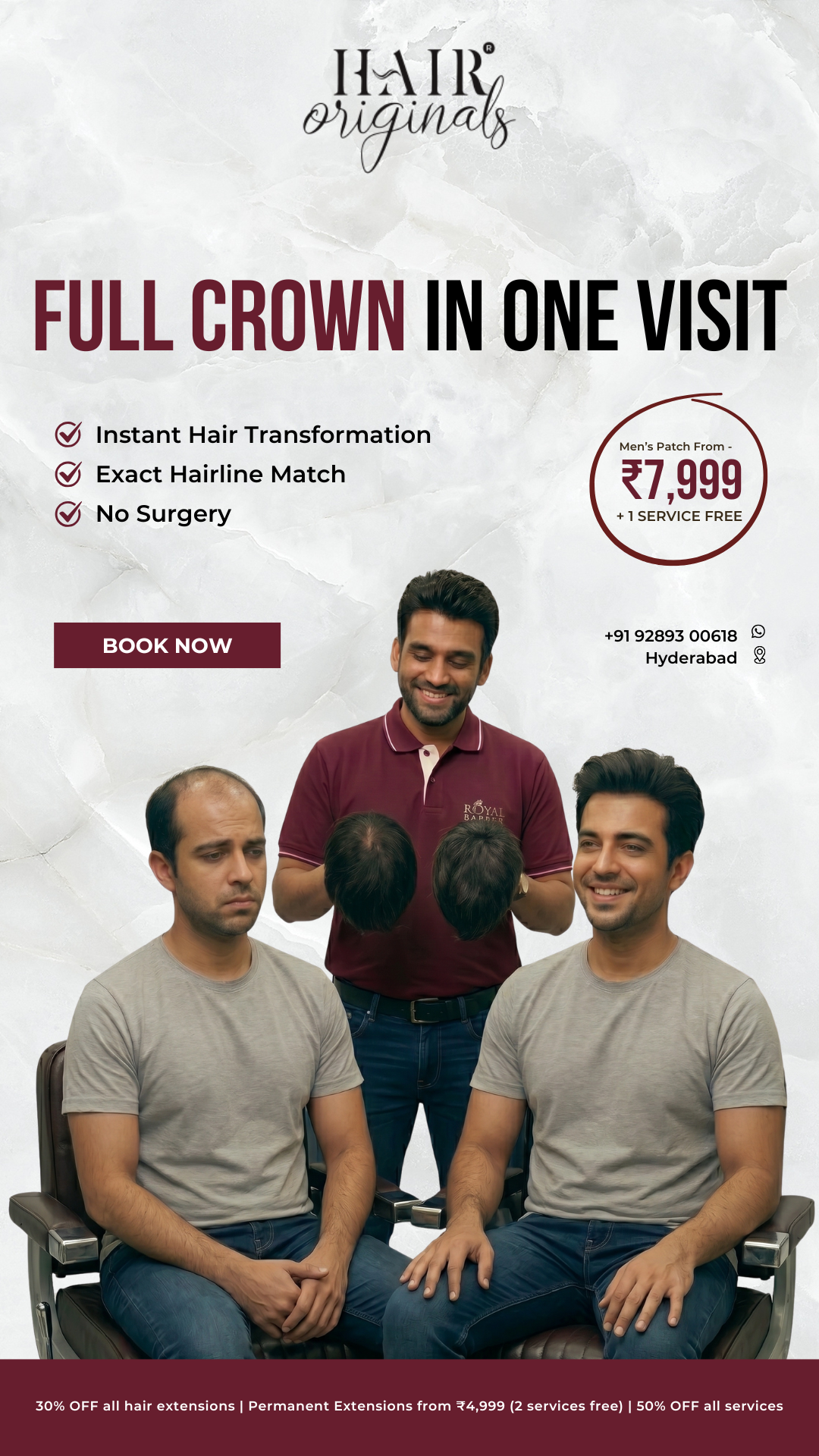 HairOriginals Facebook ad