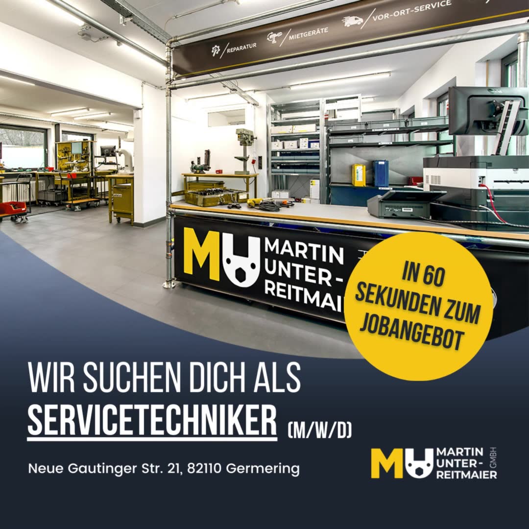 Martin Unterreitmaier GmbH Facebook ad: Servicetechniker in Germering gesucht!