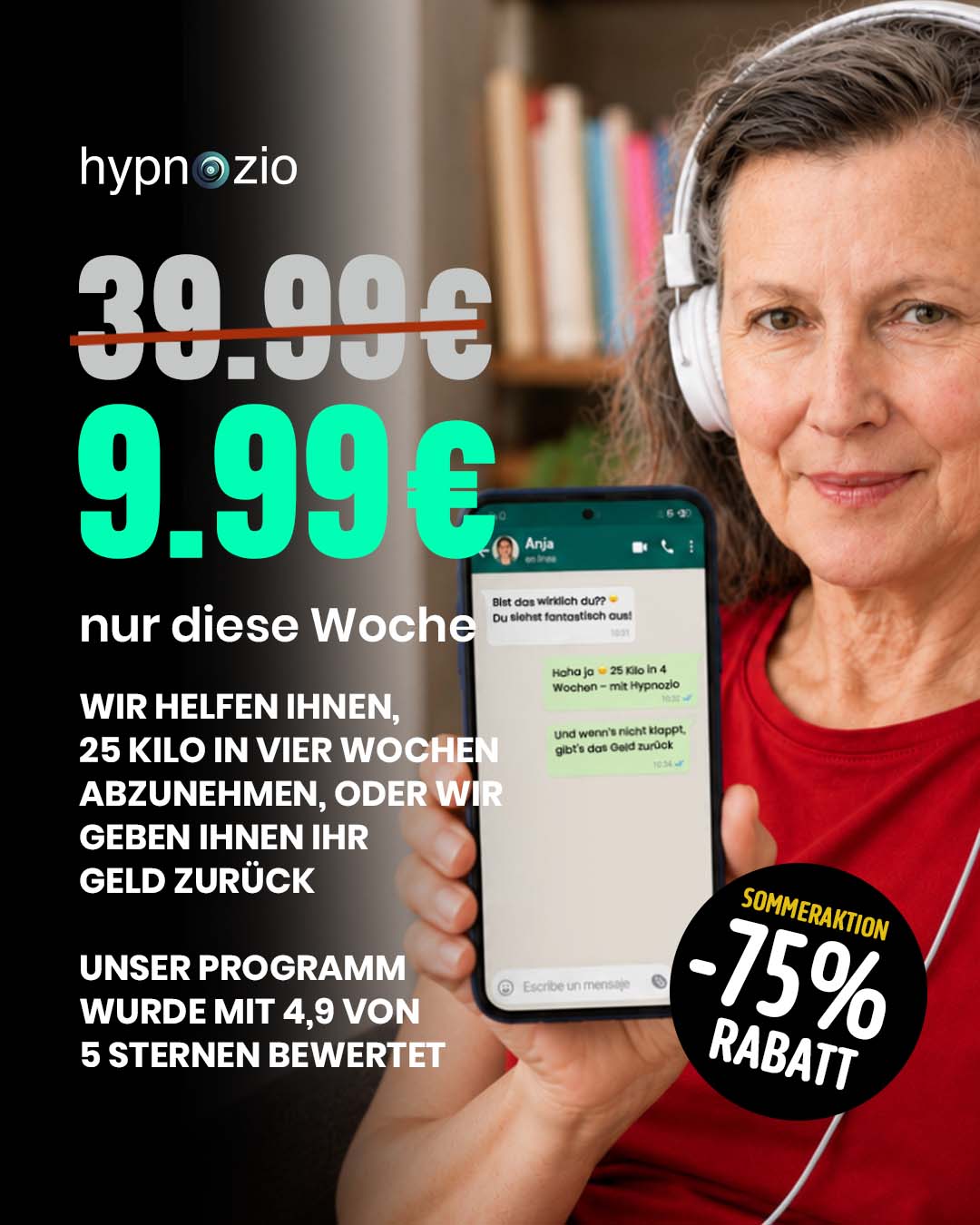Hypnozio: power of hypnotherapy Facebook ad