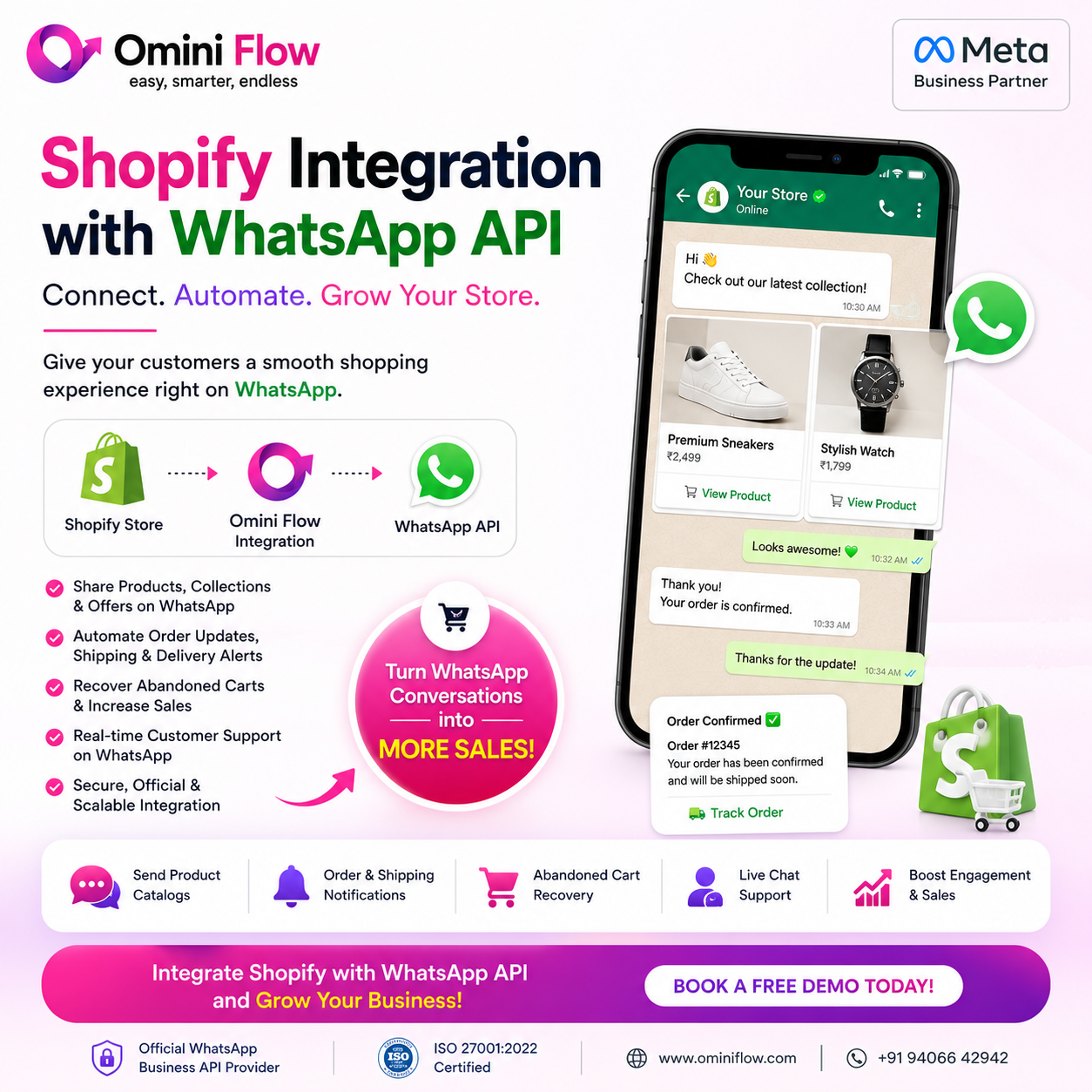 Ominiflow Facebook ad: Chat with us