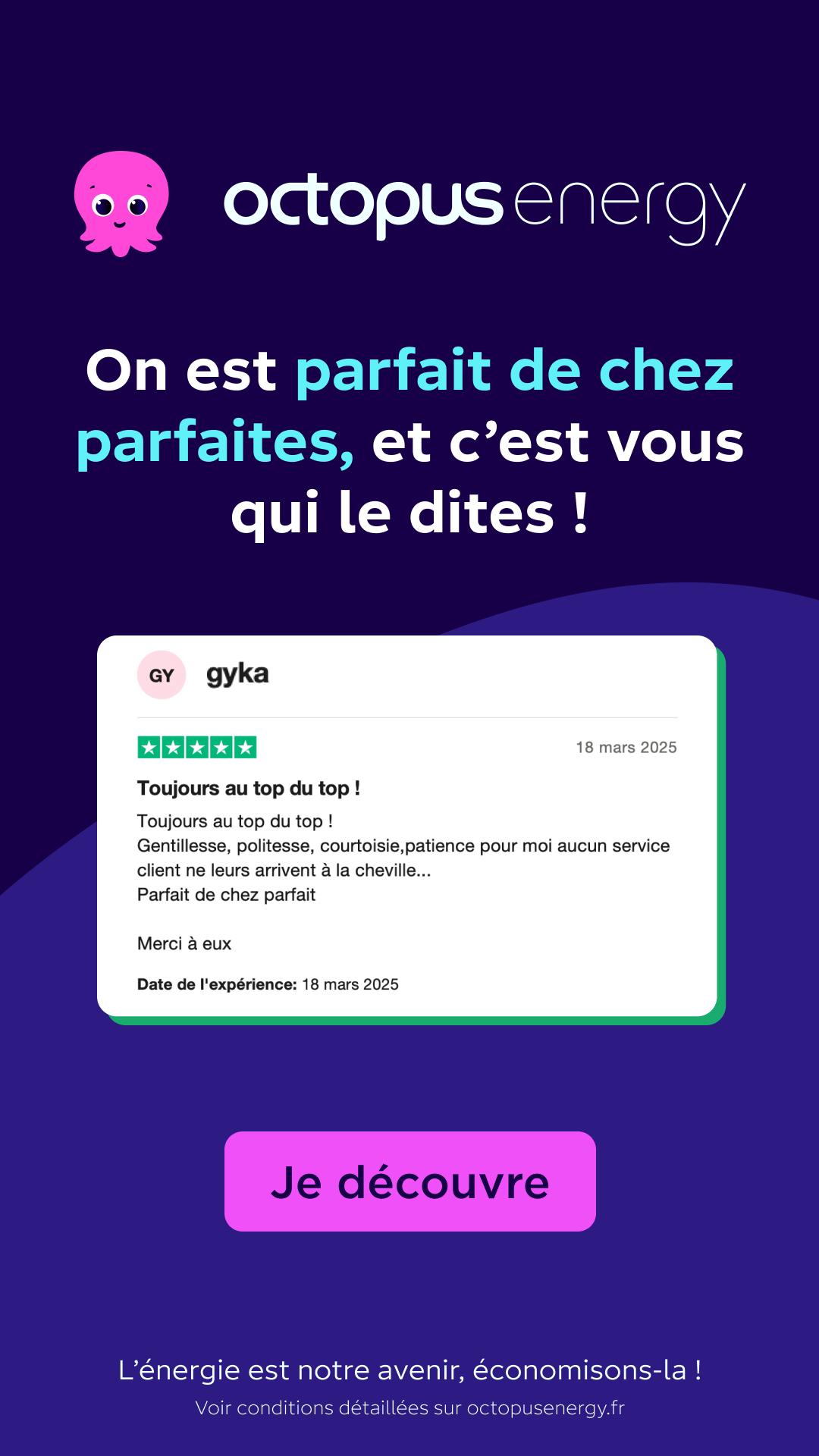 Octopus Energy Facebook ad
