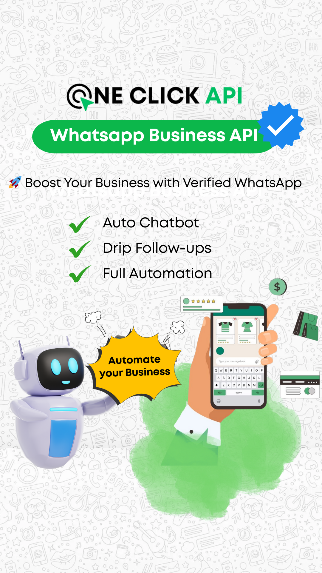 One Click API Facebook ad