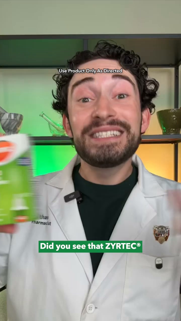 ZYRTEC Facebook ad from Aug 21, 2026