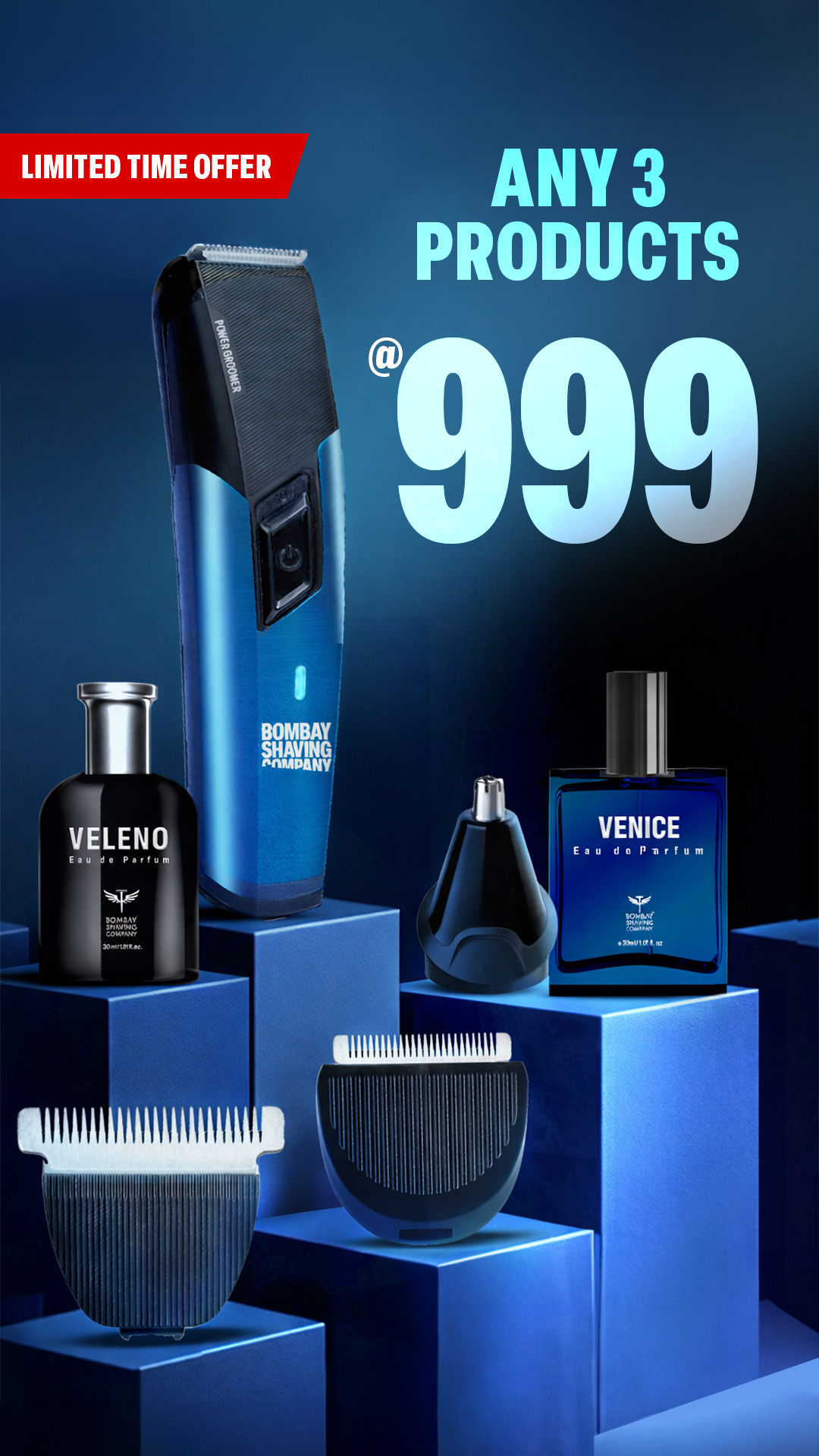 Bombay Shaving Company Facebook ad