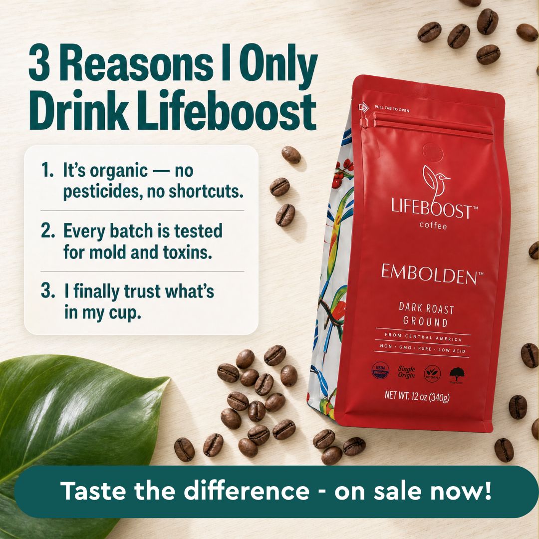 Lifeboost Coffee Facebook ad