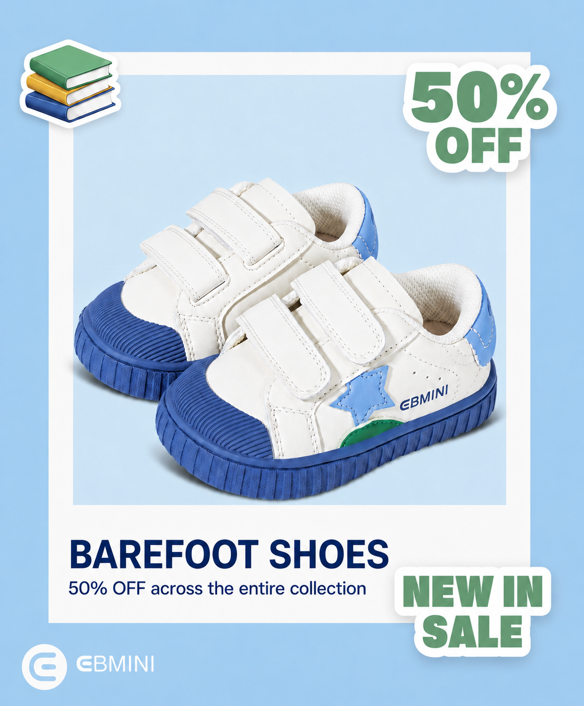 Ebmini - Kinder Barfußschuhe Facebook ad
