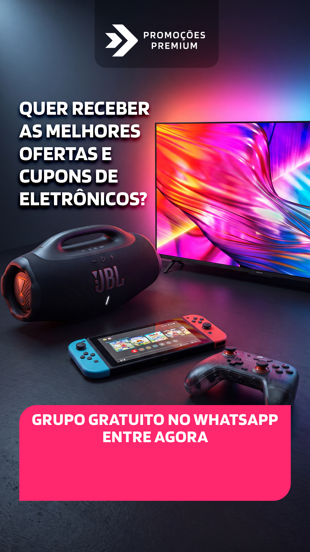 Promoções Premium Facebook ad