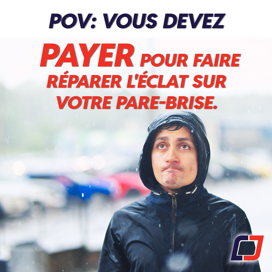 VitroPlus / Ziebart Facebook ad: Vous avez une petite fissure sur votre pare-brise?