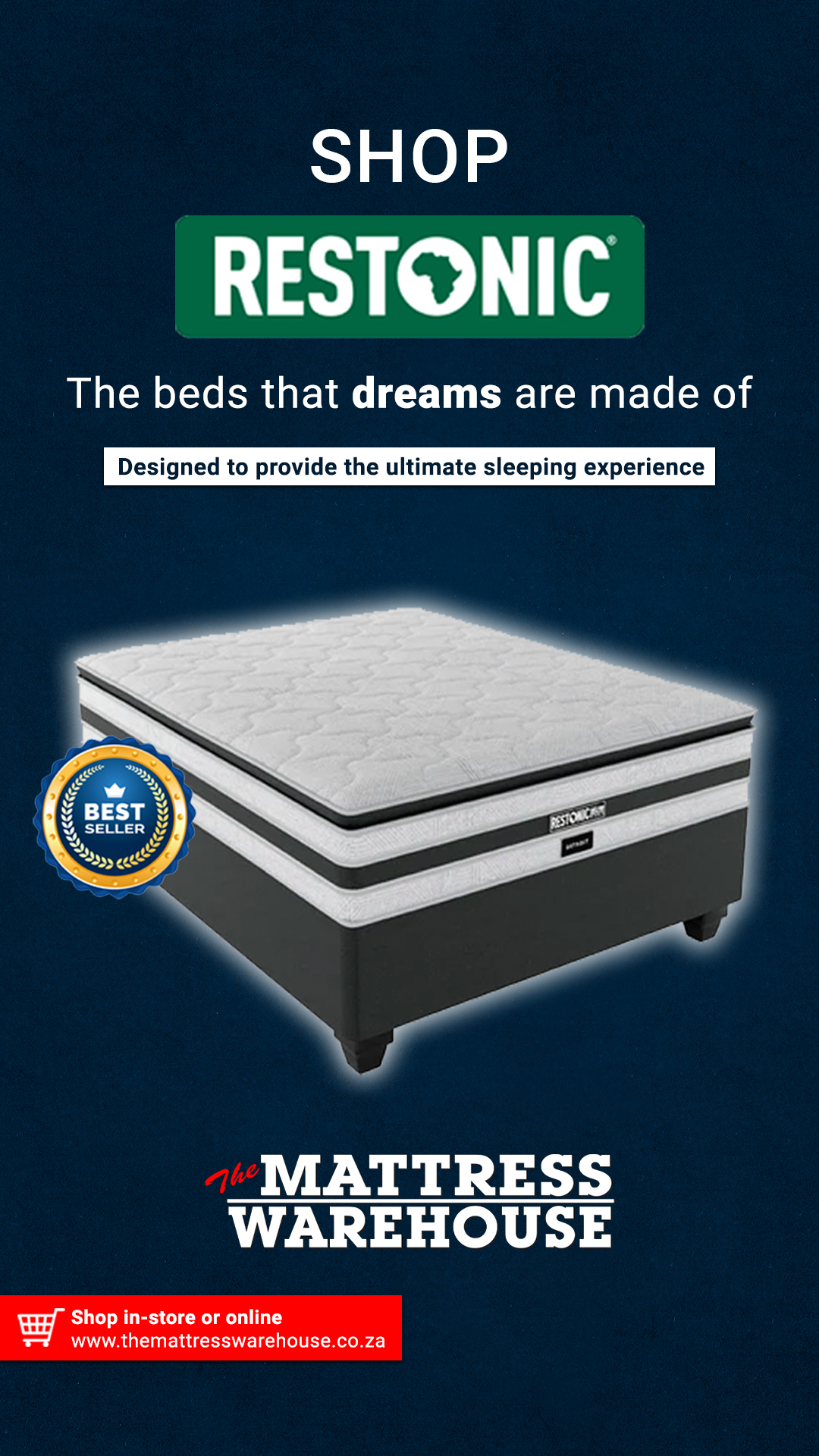 The Mattress Warehouse Facebook ad