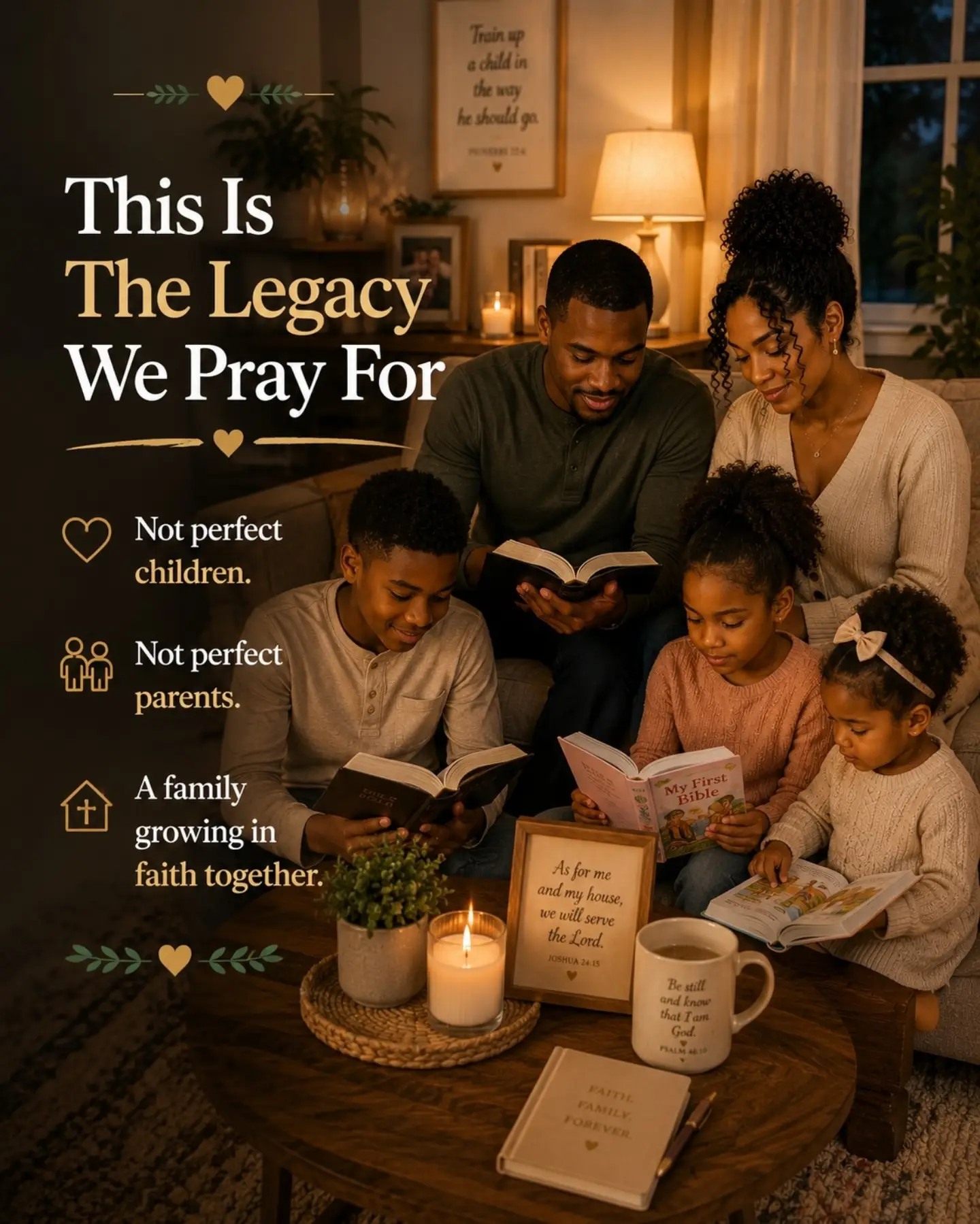 WisdomShelf Facebook ad: This Is The Legacy We Pray For.
