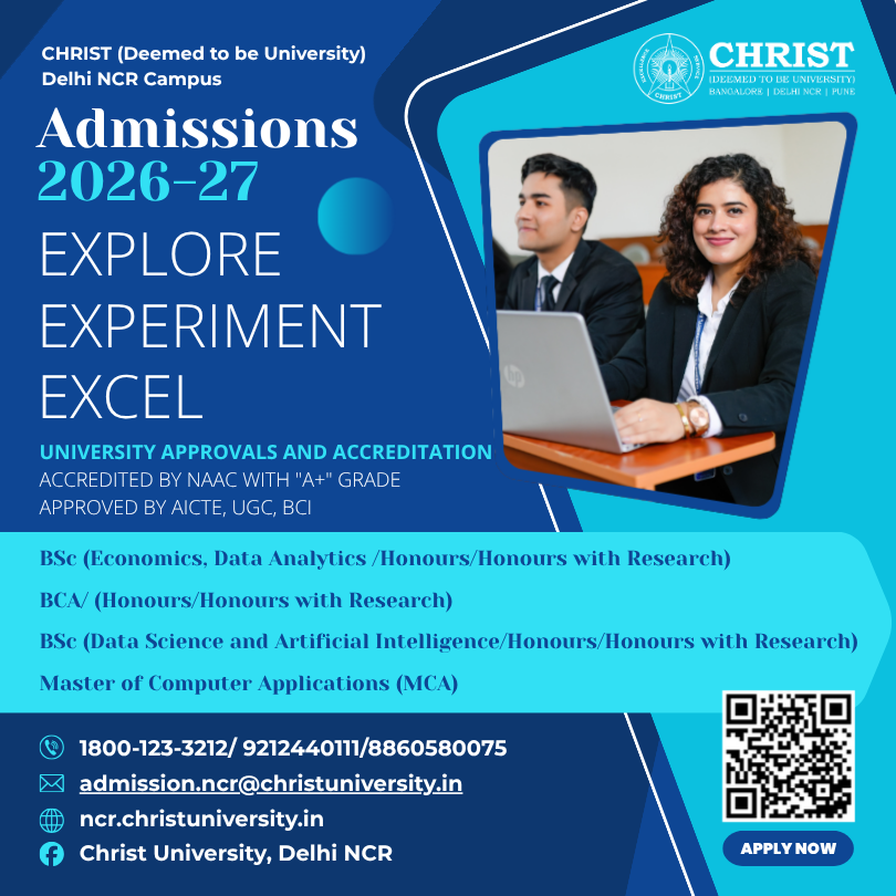 Christ University, Delhi NCR Facebook ad
