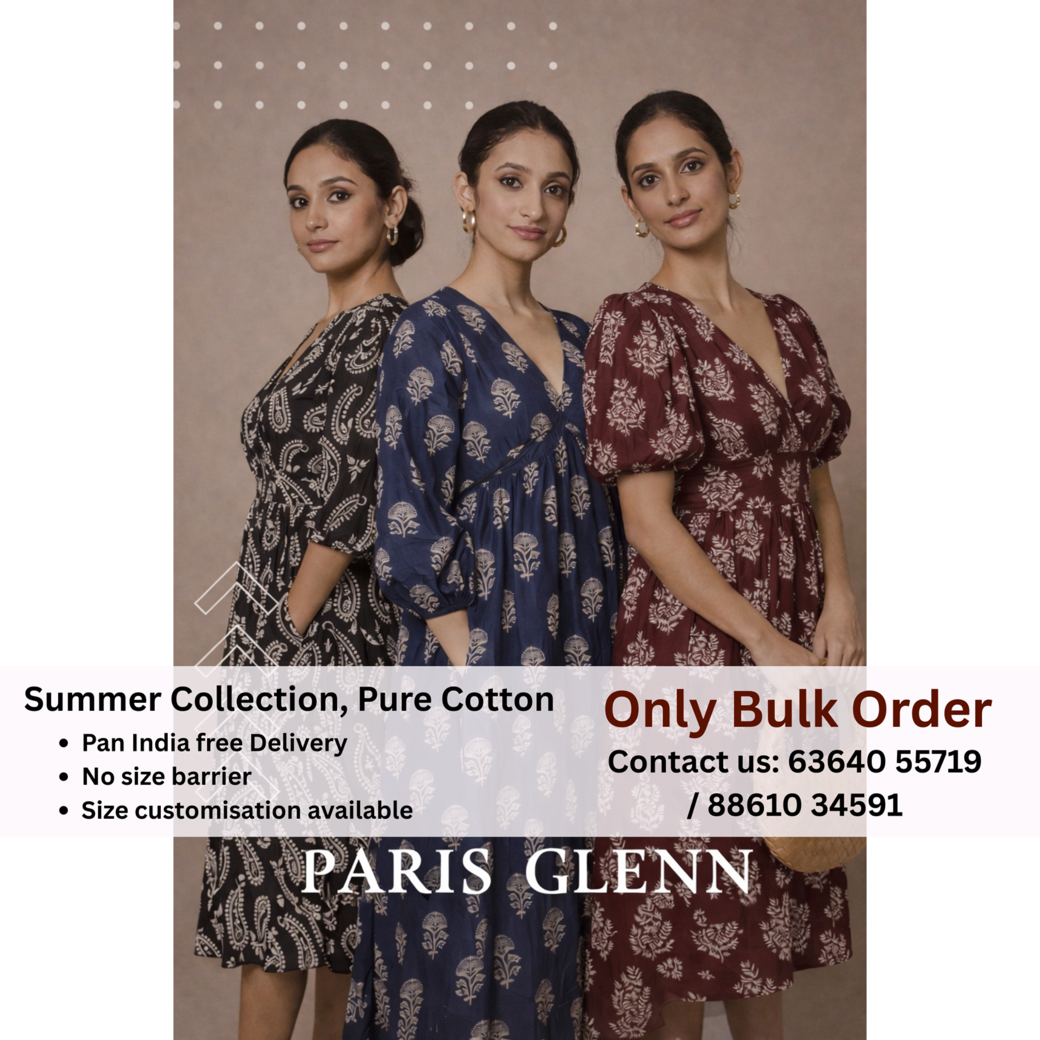 ParisGlenn Facebook ad: We are Manufacturer.
