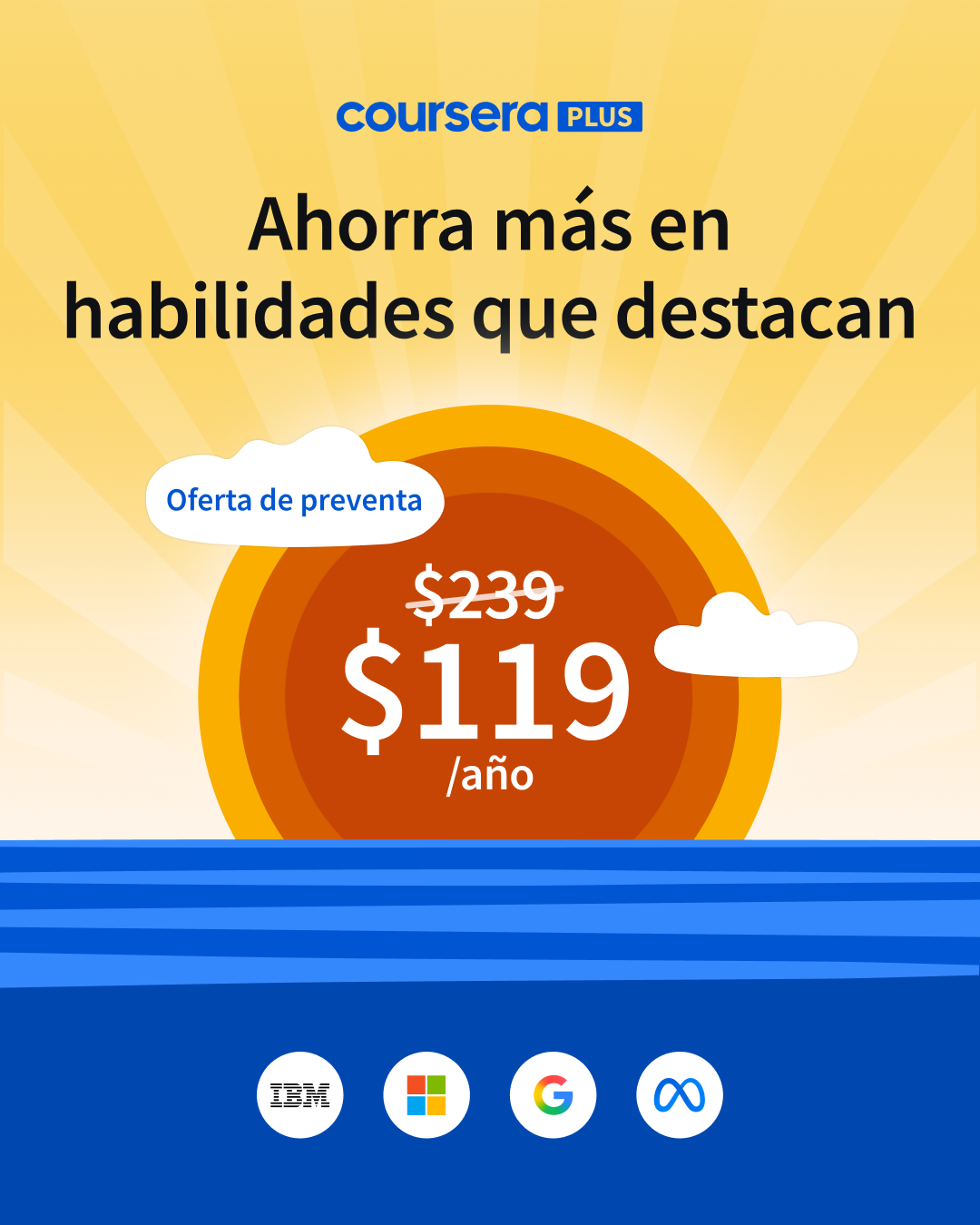 Coursera Facebook ad
