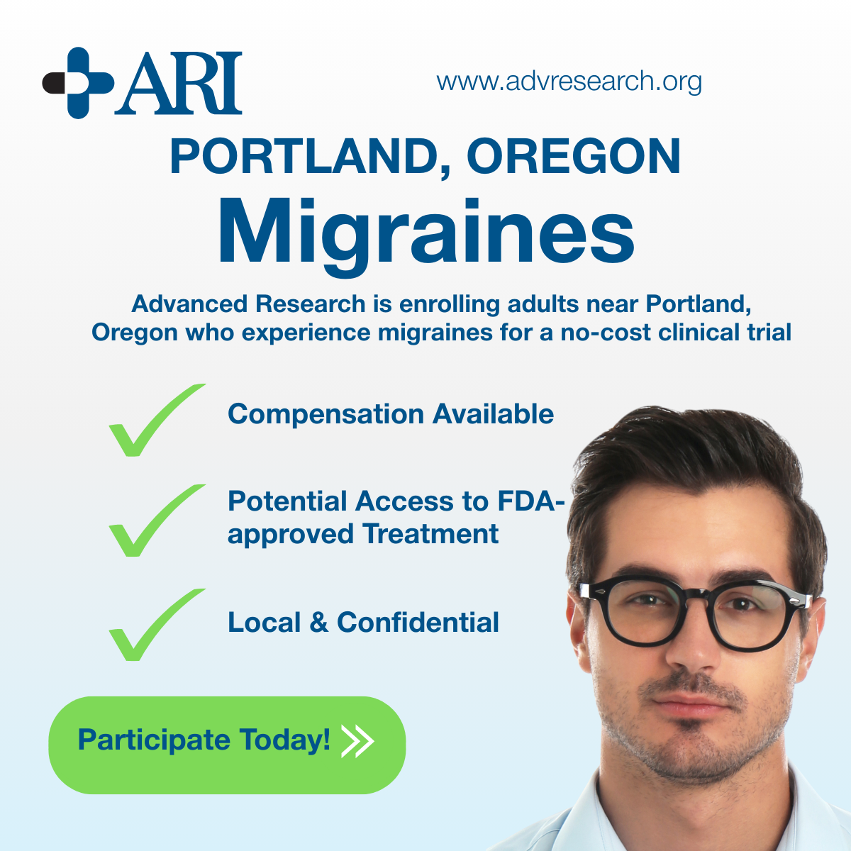 Advanced Research Institute Facebook ad