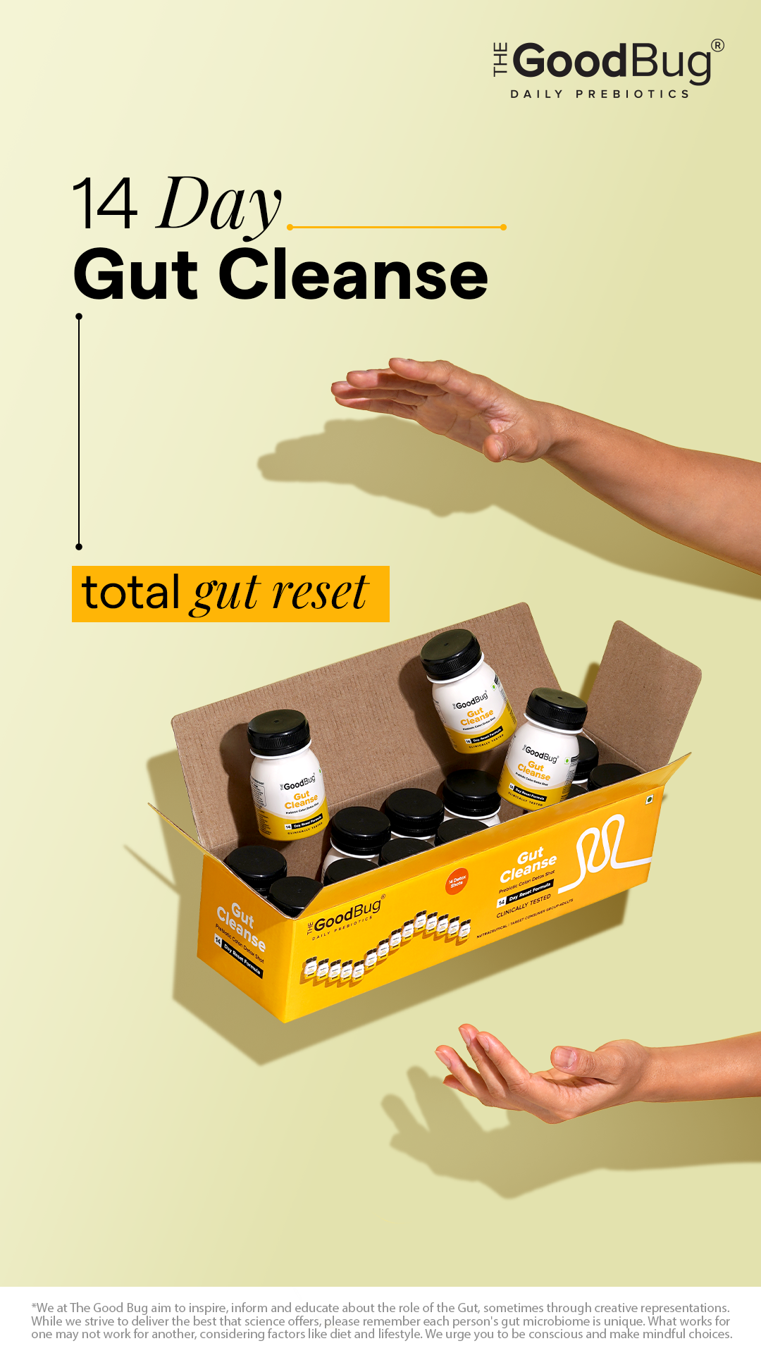 Gut cleanse by The Good Bug Facebook ad