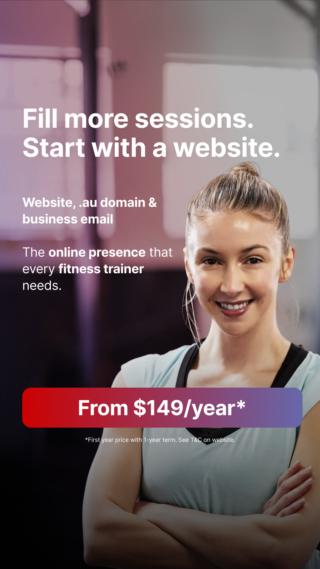 Domain Central Facebook ad from Jun 24, 2026