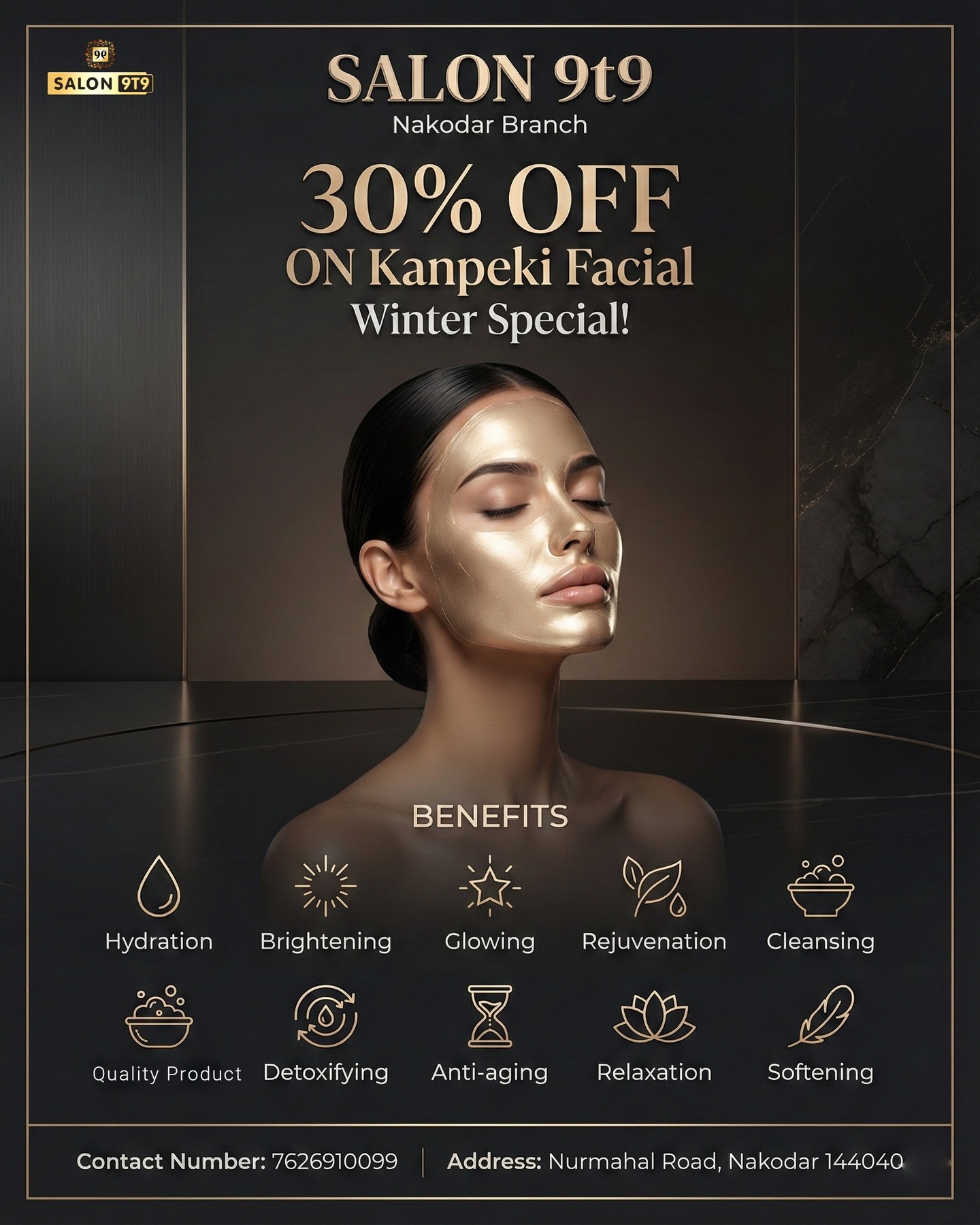 Salon 9T9 Nakodar Facebook ad