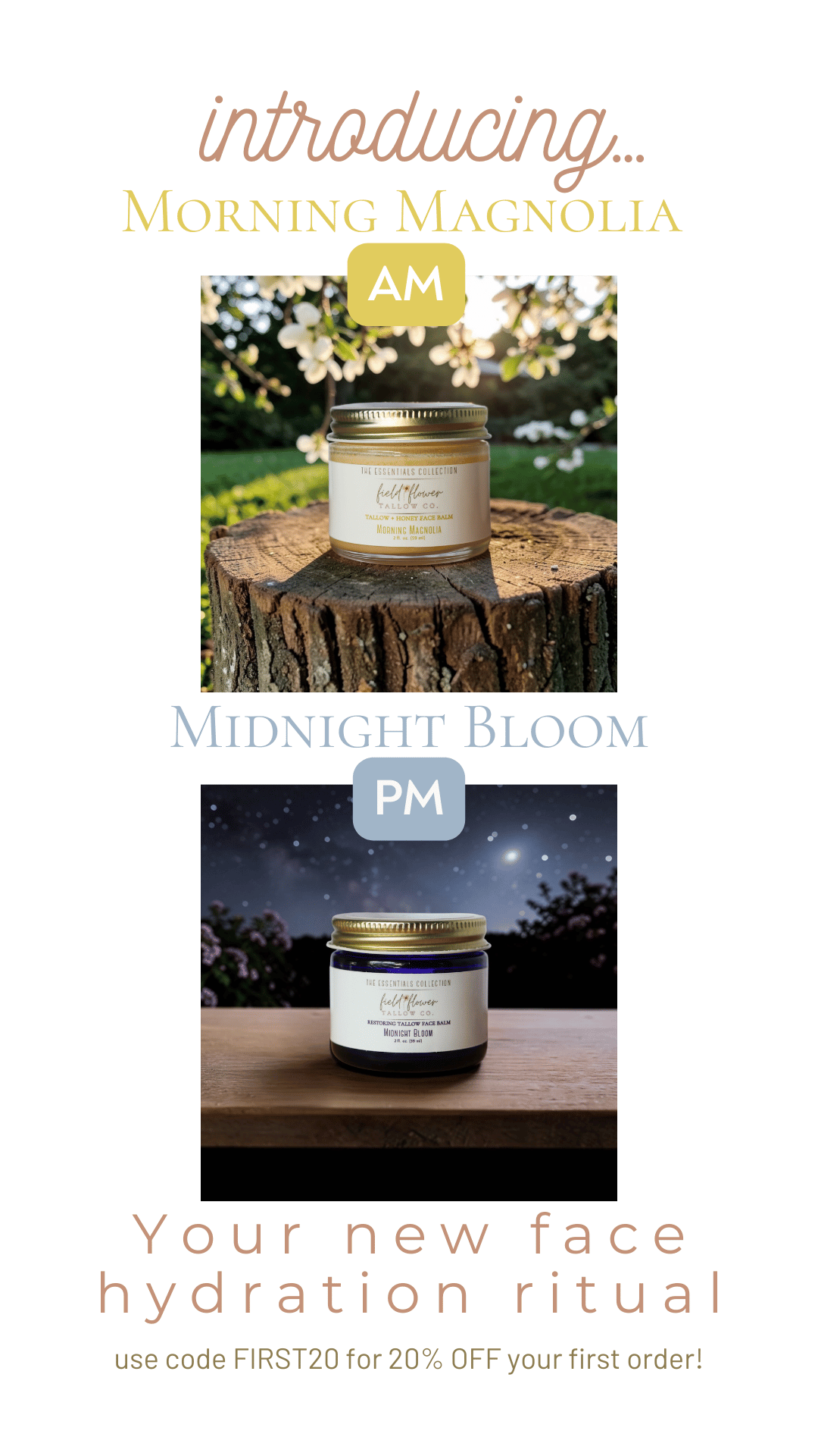 Field Flower Tallow Co. Facebook ad