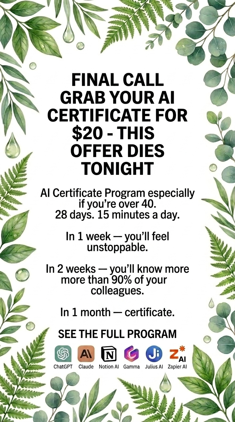 AI Weekly Facebook ad