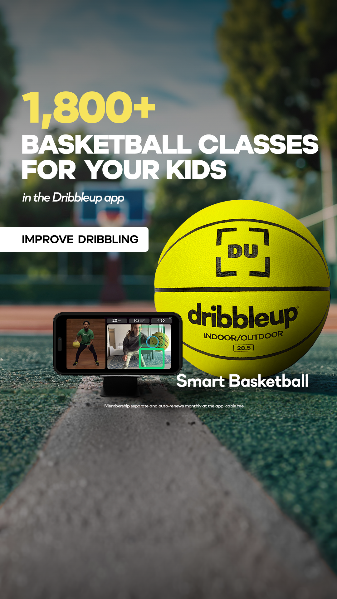 Dribbleup Facebook ad