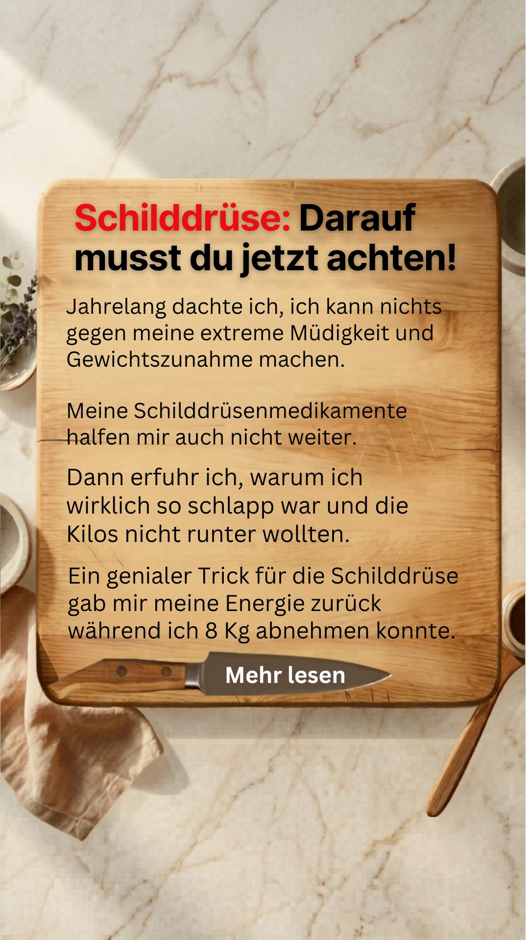 Mission Schilddrüse Facebook ad