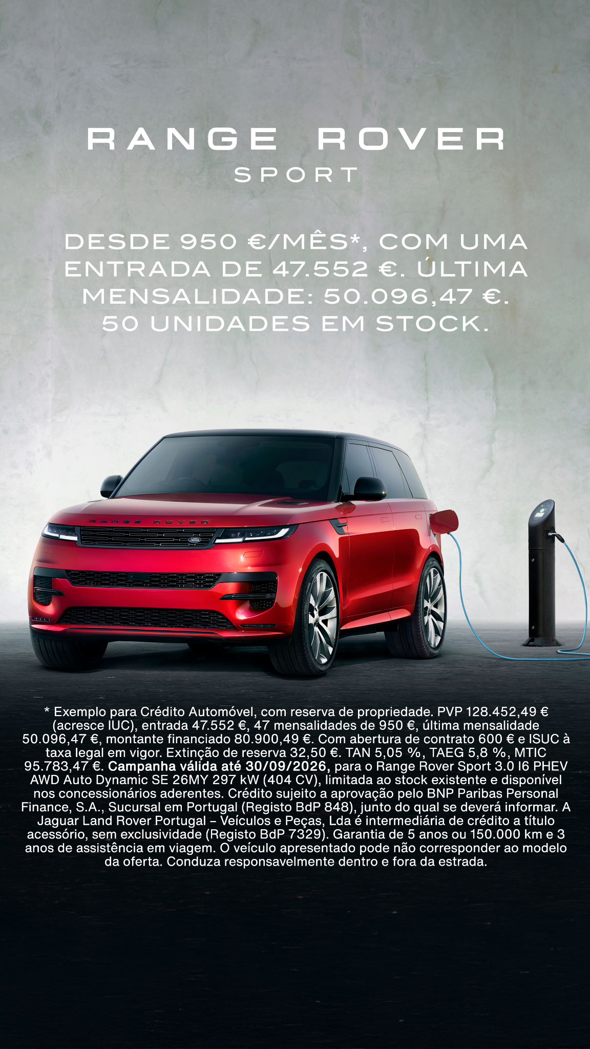 Range Rover Facebook ad