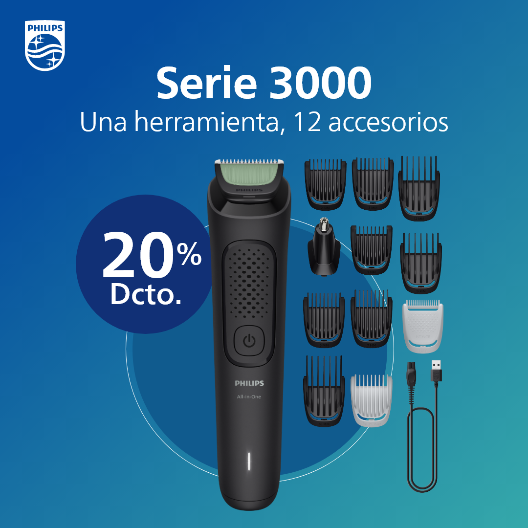 Philips Facebook ad: también está en mantener cada detalle bajo control.