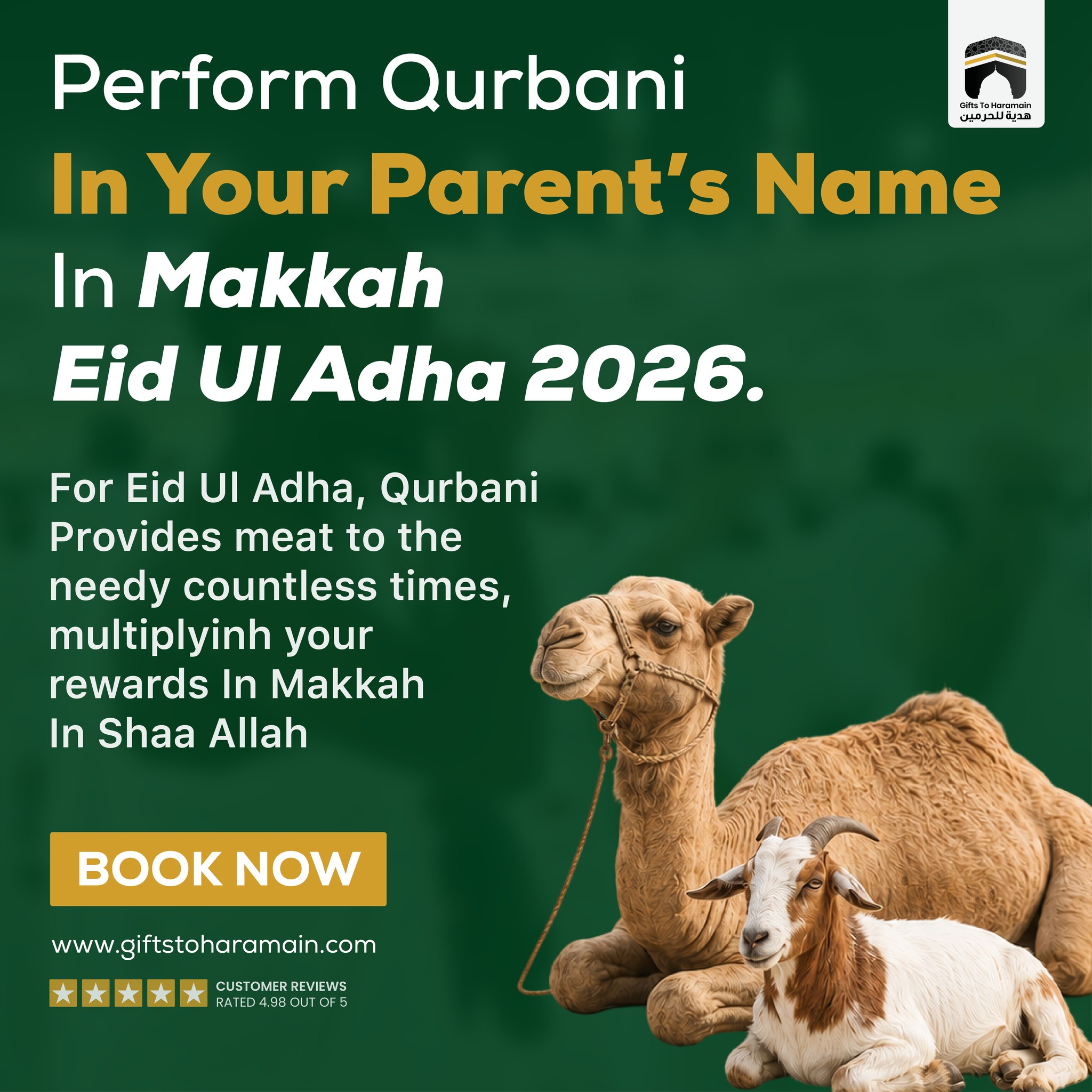 Gifts To Haramain Facebook ad: A Sacrifice He Sees