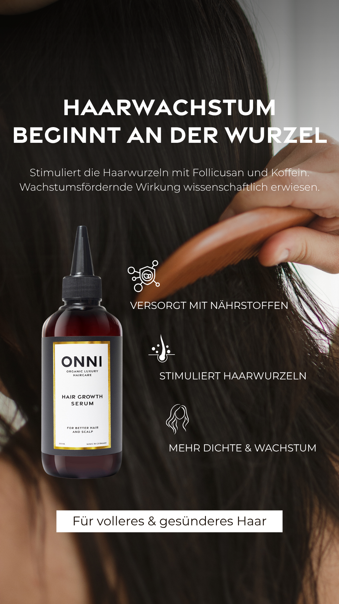 ONNI - Organic Luxury Haircare Facebook ad