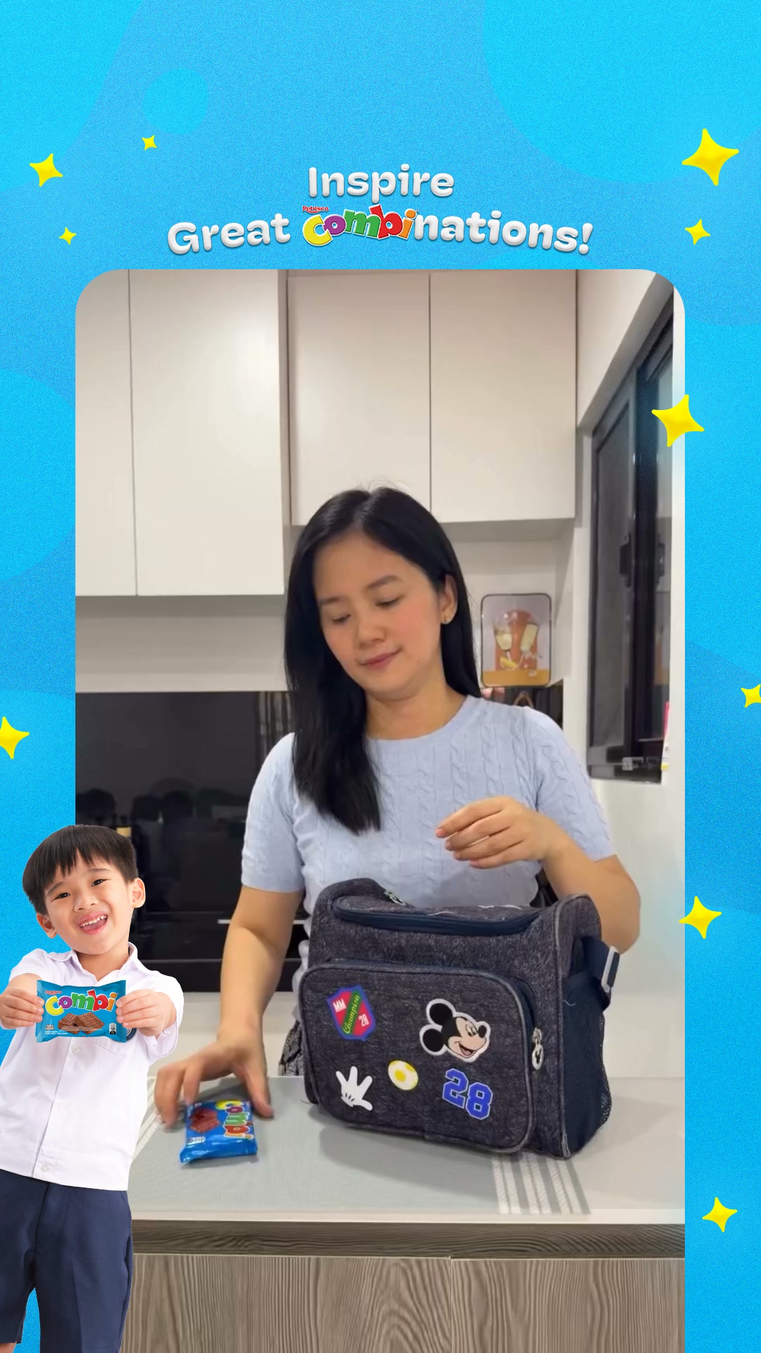 Combi Facebook ad: Ang Combi, pwedeng gawing in combination with other…