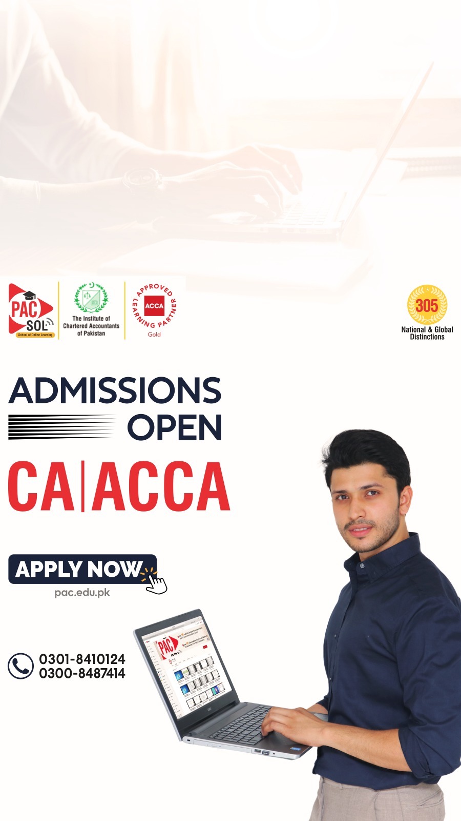 PAC official (PAC Group of Colleges) Facebook ad from Jul 13, 2026