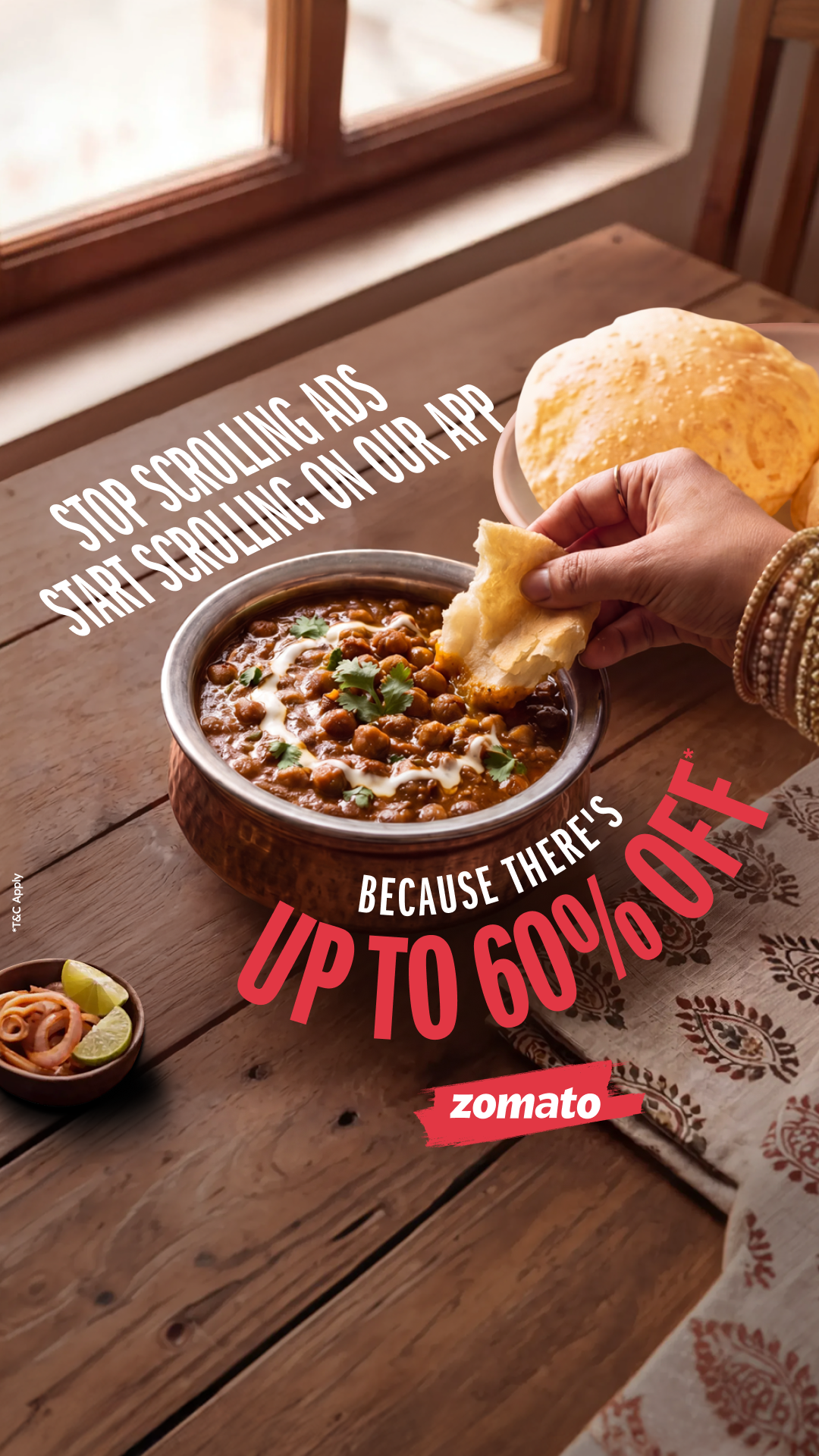 Zomato Facebook ad