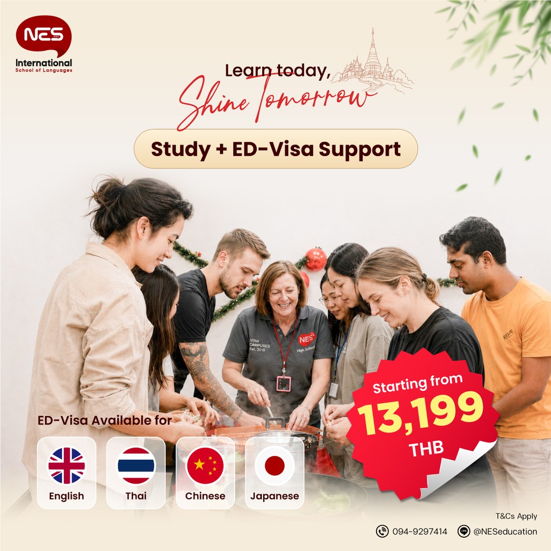 NES Educational Group Facebook ad: ED Visa Courses for Expats