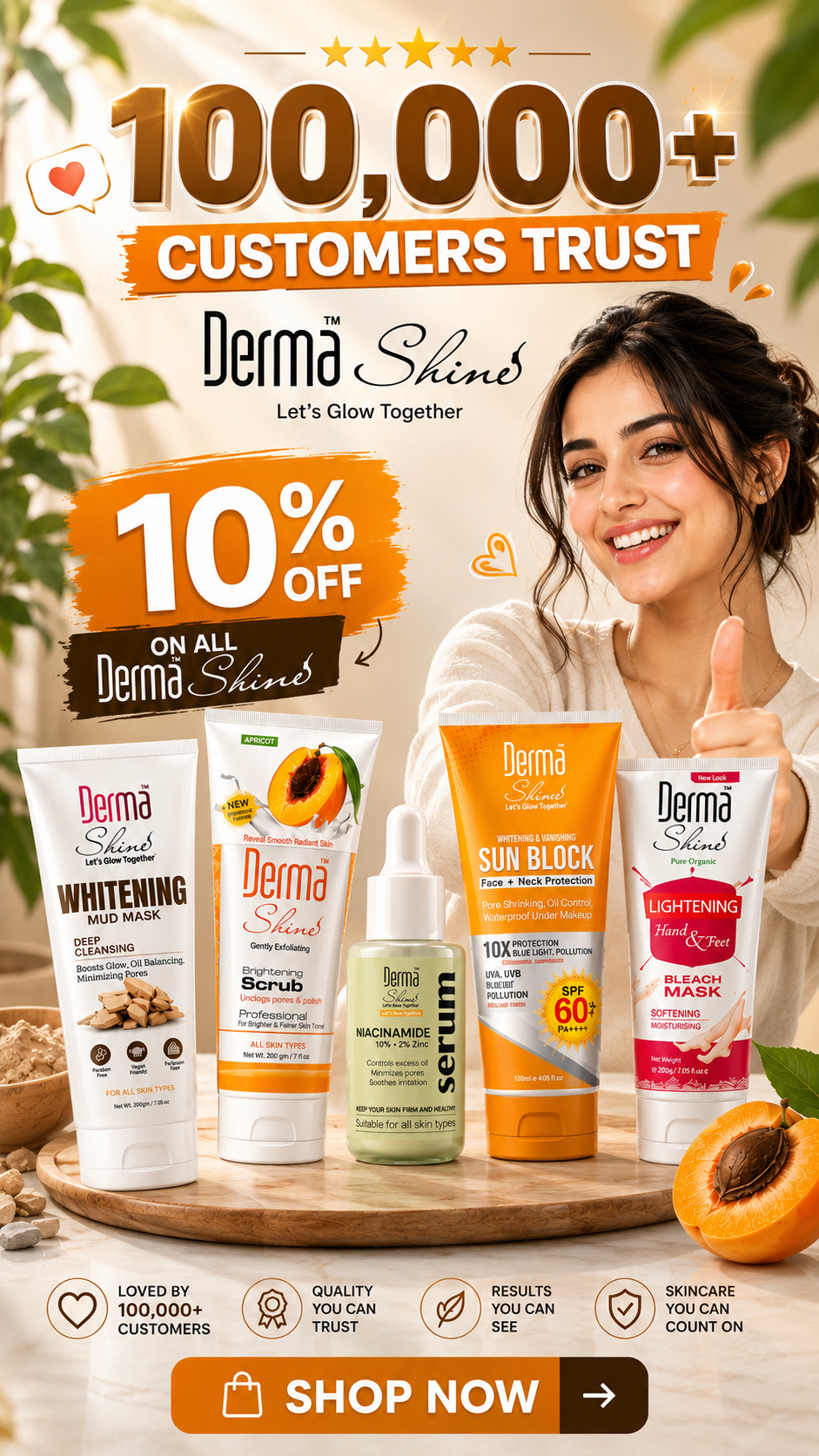 Derma Shine Facebook ad