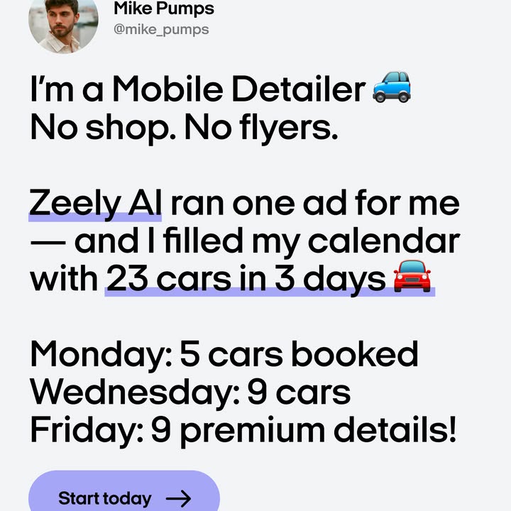 Zeely Facebook ad