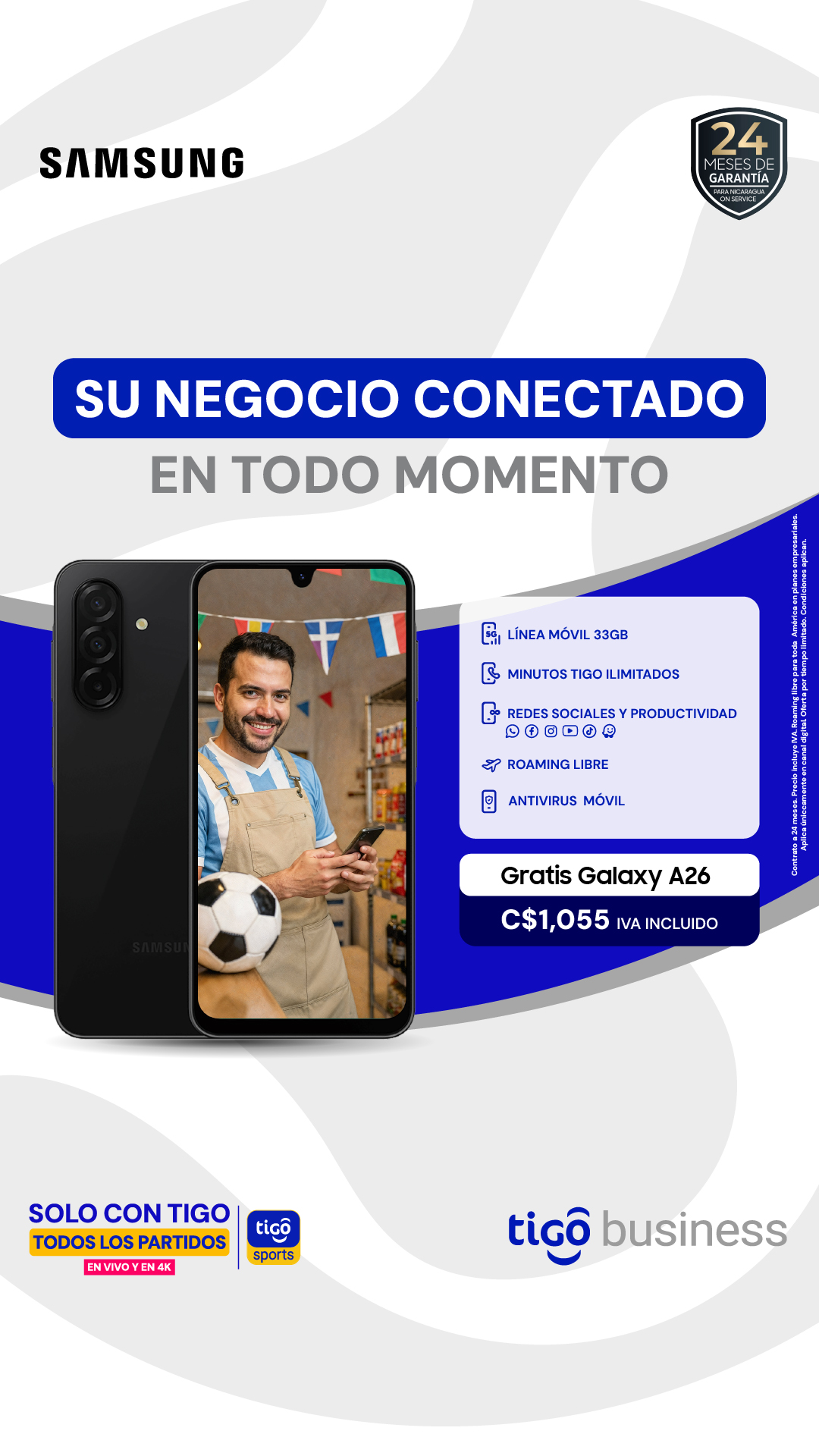 Tigo Nicaragua Facebook ad