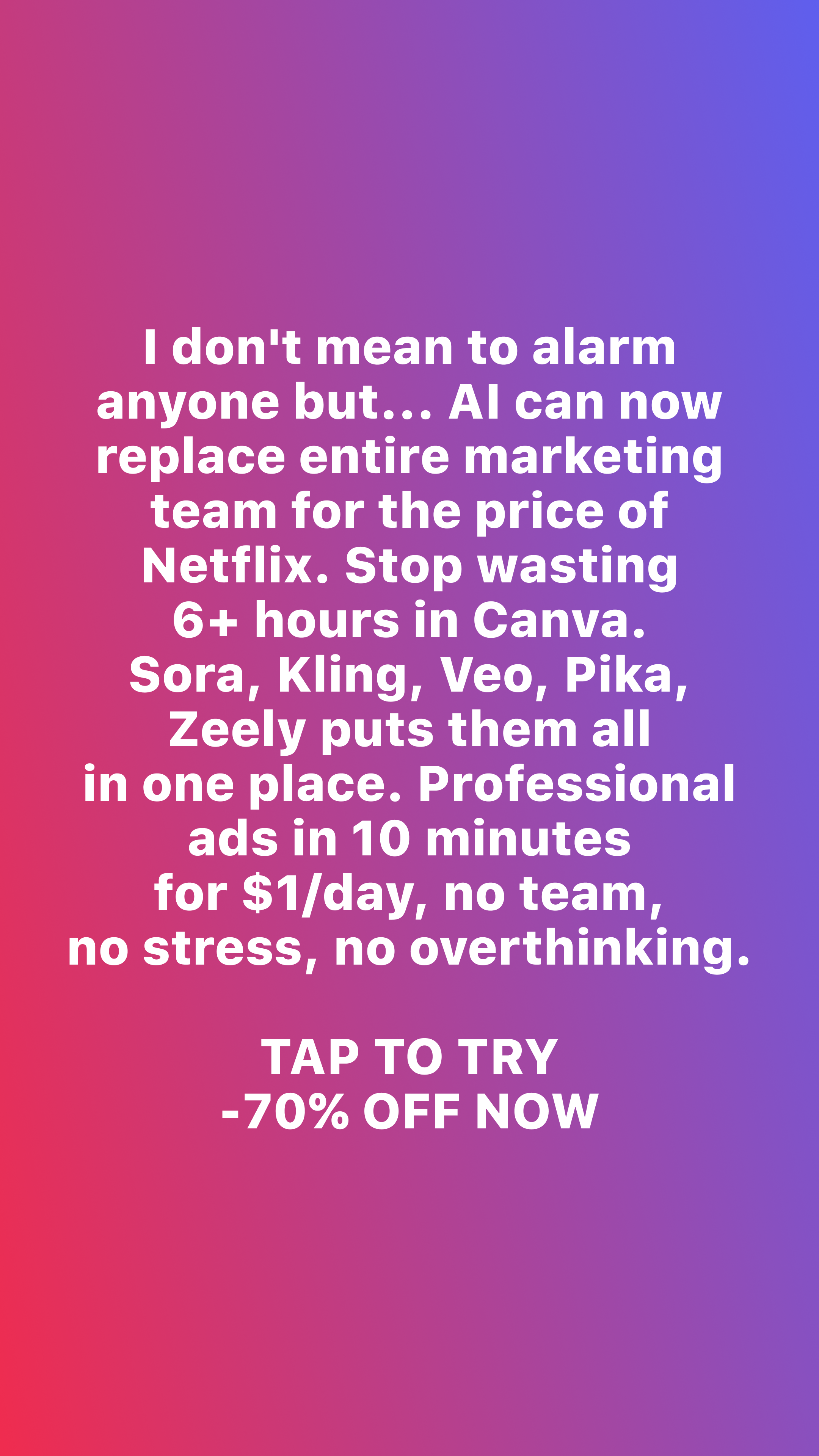 Zeely Facebook ad
