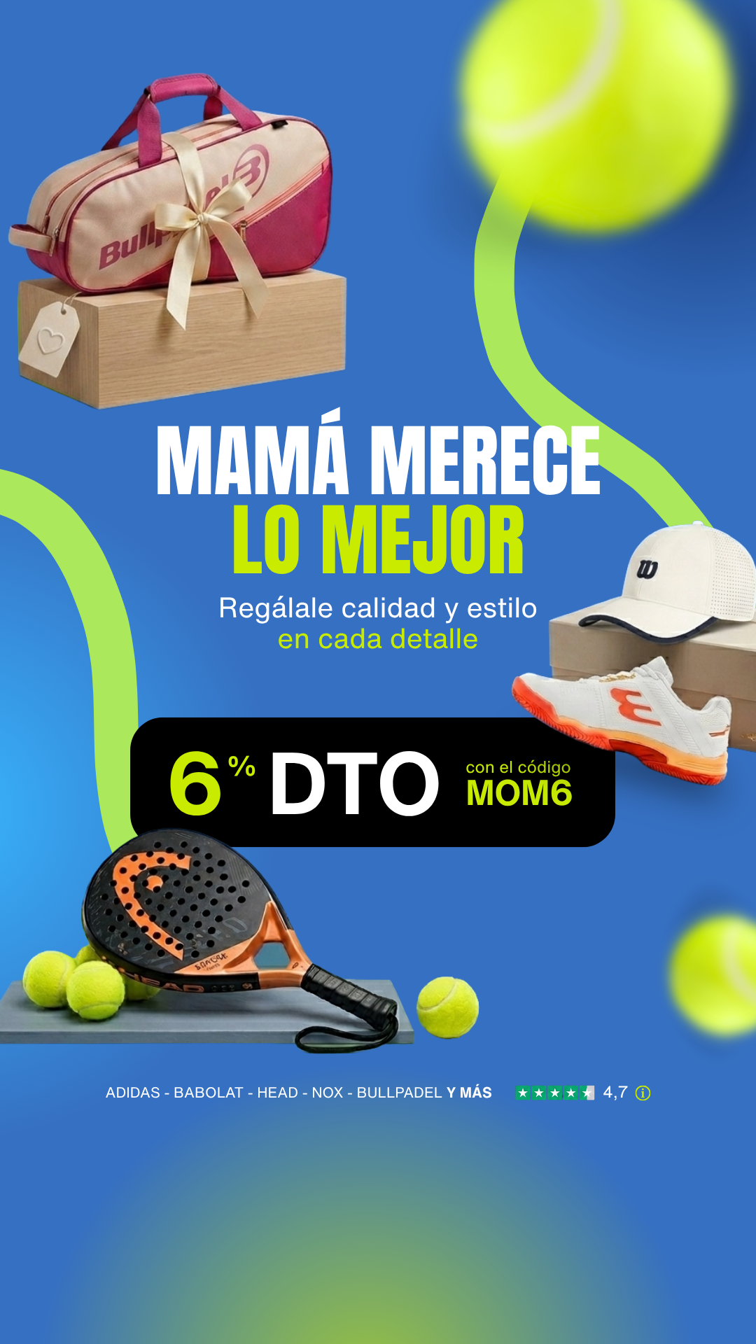 Padel Kiwi Facebook ad from Apr 23, 2026