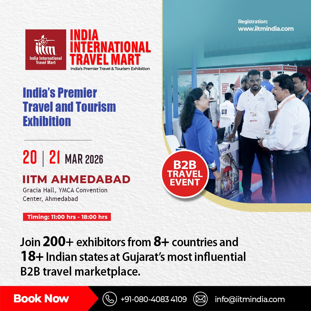India International Travel Mart Facebook ad: IITM Ahmedabad 2026