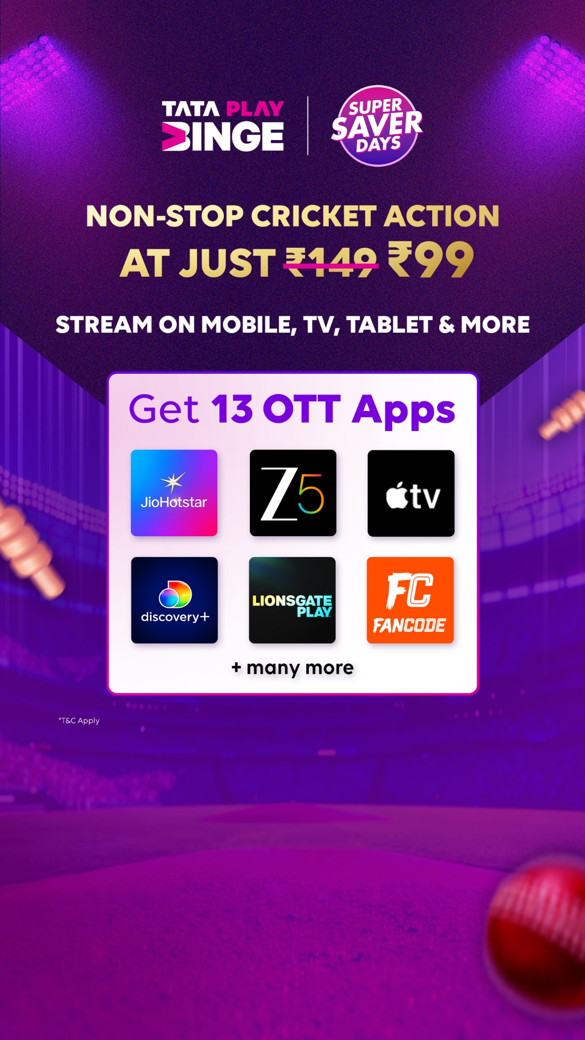 Tata Play Binge Facebook ad