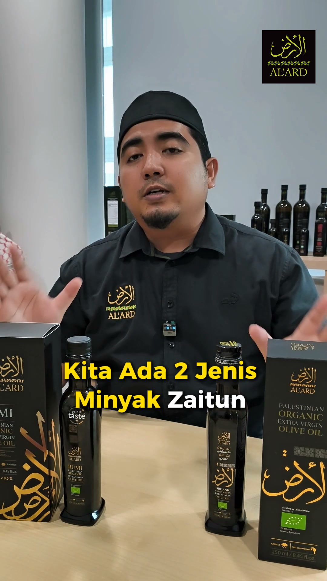 Alard Products Malaysia - شركة الارض Facebook ad: Minyak Zaitun Alard, Mana Satu Pilihan Anda?