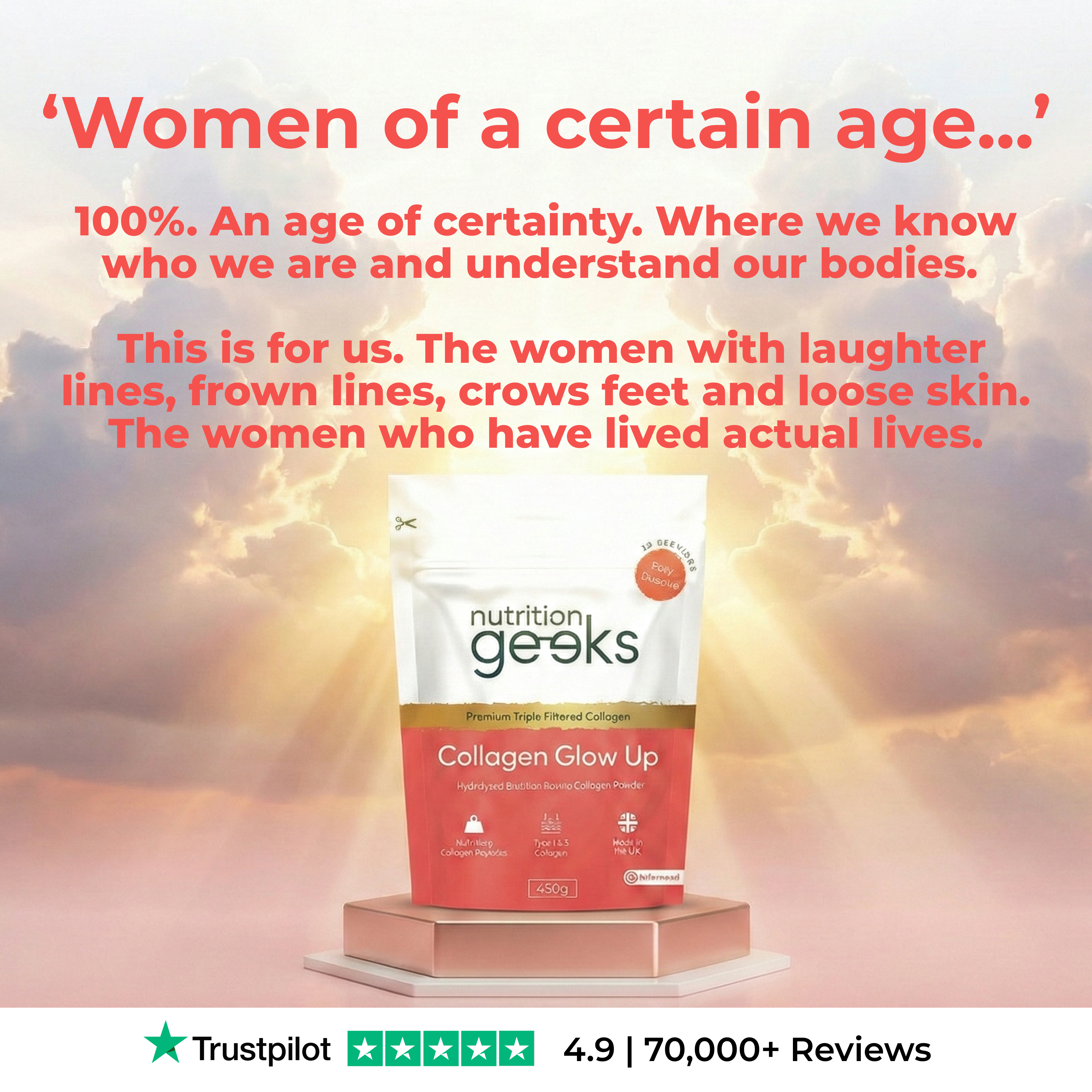 Nutrition Geeks Facebook ad